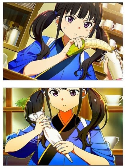 漫画  リリリリ・リコイル  チンポを見たい千束とたきな 141P サンプル 1