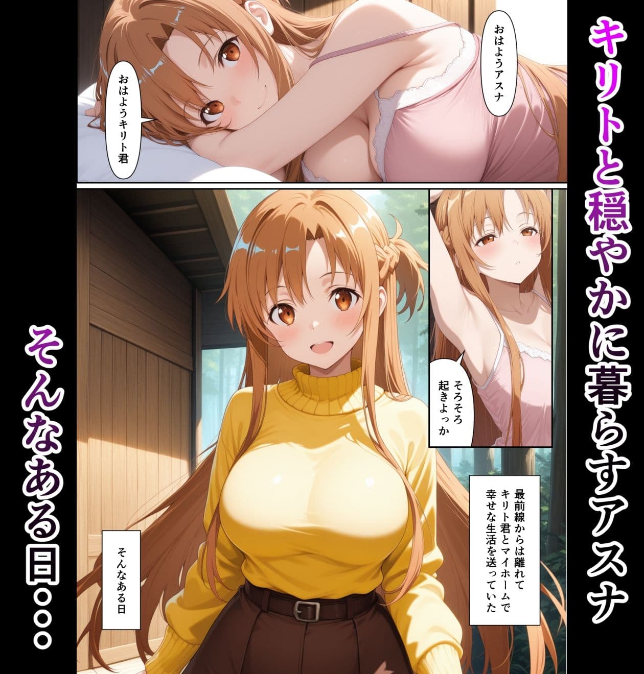 毎日30分、キリト以外の男に抱かれるアスナさん サンプル 1