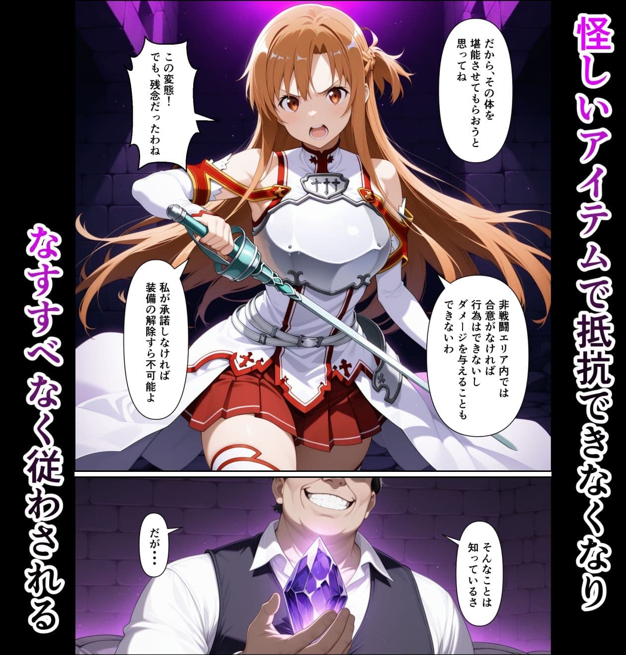 毎日30分、キリト以外の男に抱かれるアスナさん サンプル 3