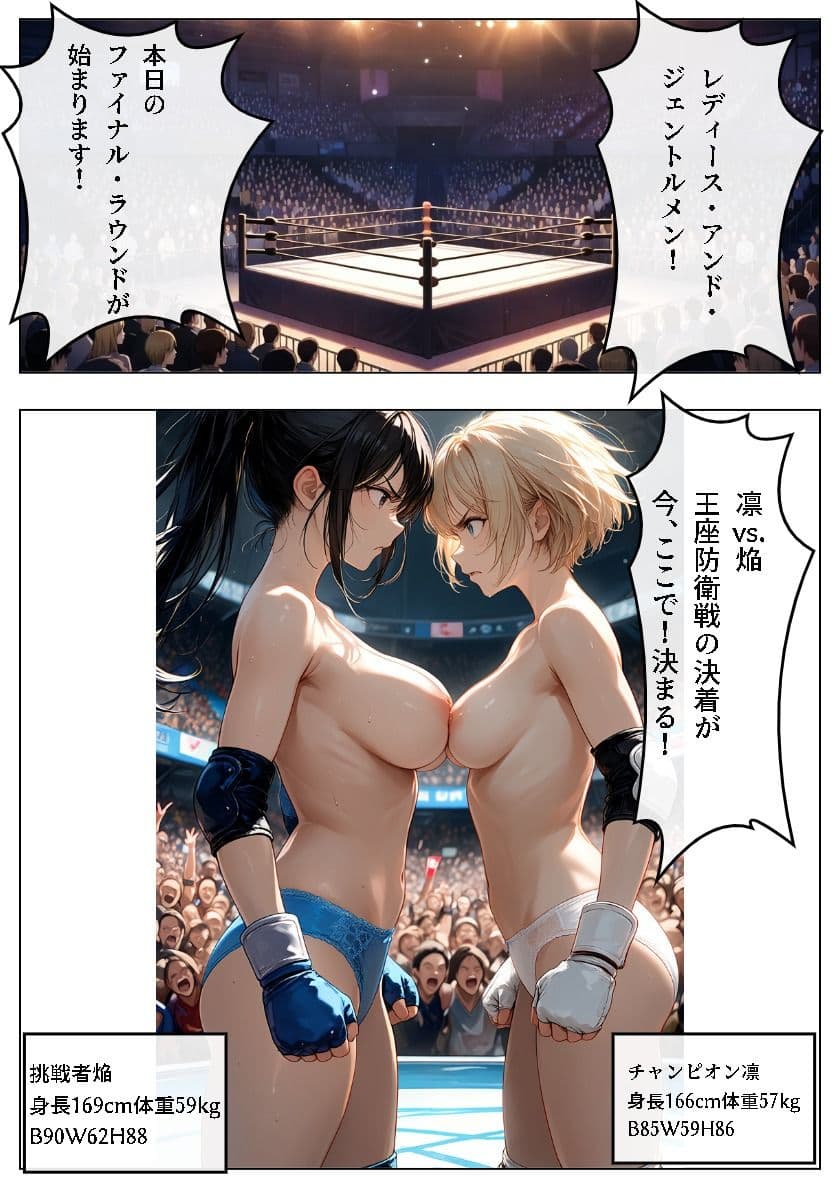 おっぱいバトル王座決定戦【没カットおまけ付き】 サンプル 1