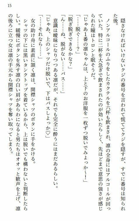 渋谷凛  騙され酔わされ輪●レ●プ サンプル 1