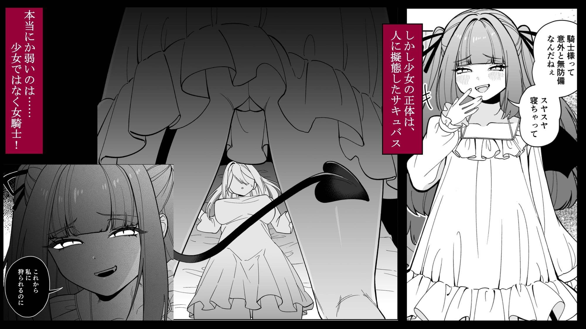 女騎士が、メス○キふたサキュバスに勝てるわけないだろ！ サンプル 3