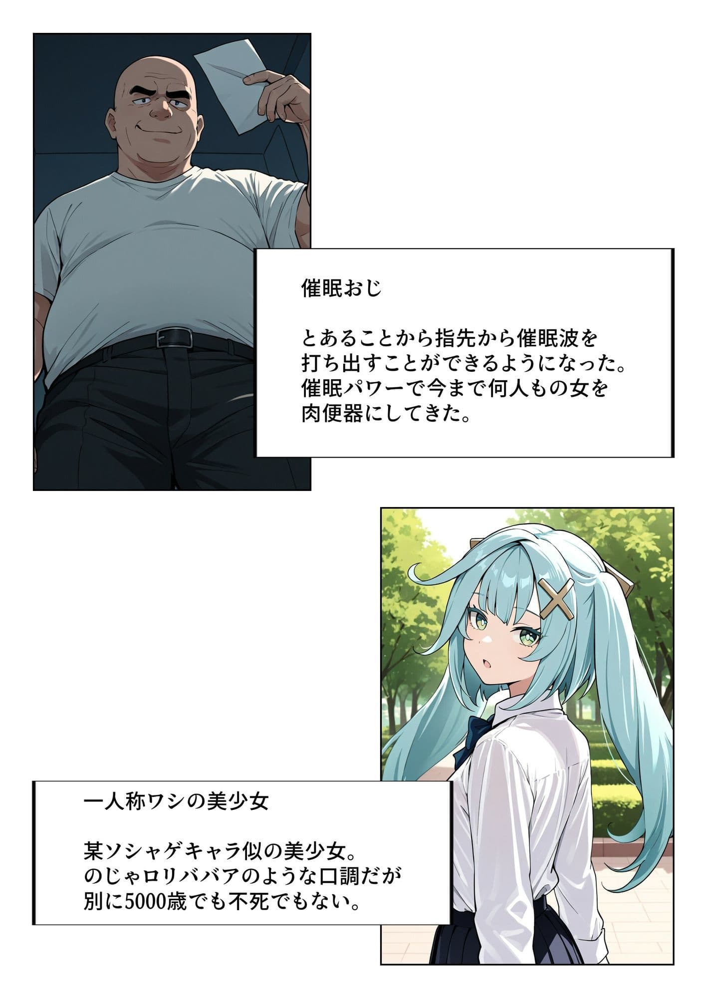 どこかで見た一人称ワシの美少女を催●の異能で犯し尽くす サンプル 1
