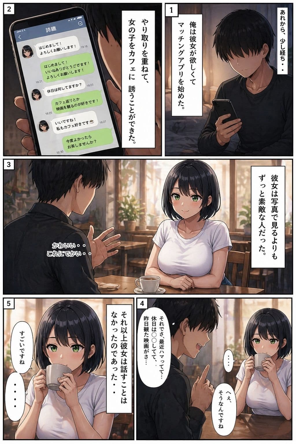 アメ舐めたら激エ〇過激セックスが見れた件 2(マッチングアプリで敗北した大人しめの黒髪ショートカット編) サンプル 4