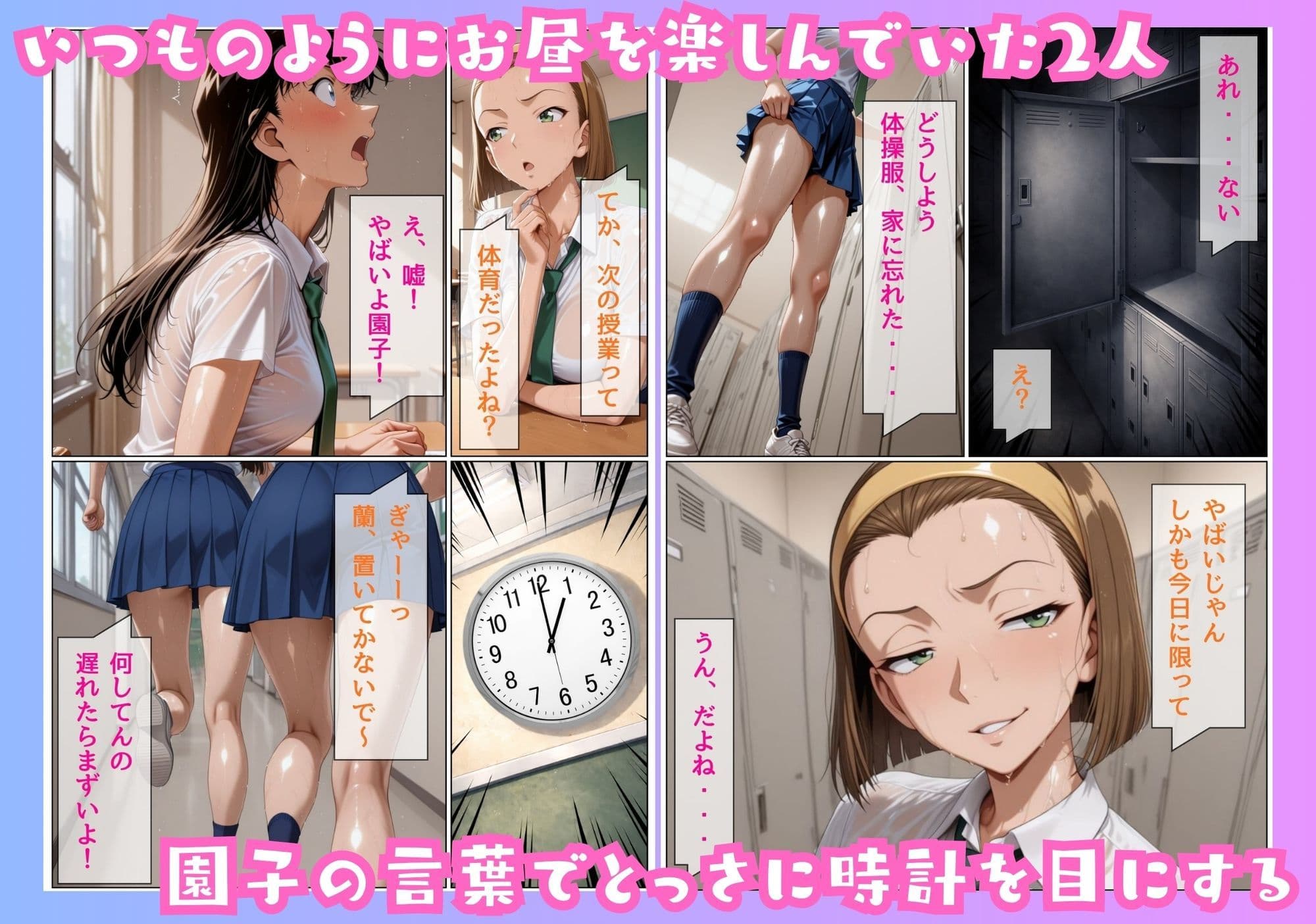 体操服を忘れただけなのに生徒指導の先生に性指導された話 サンプル 2
