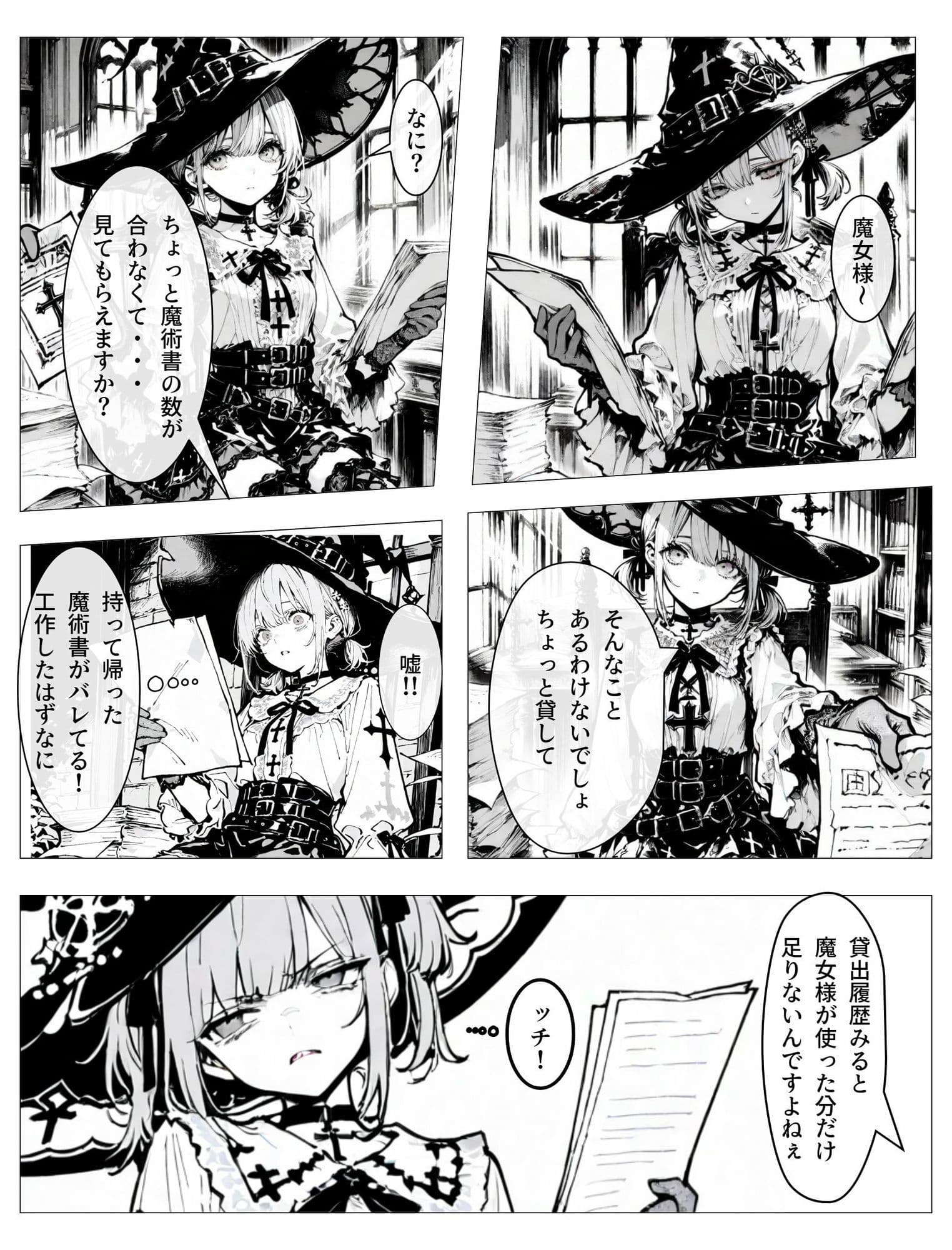 ポンコツな魔女様は借りを作れない！ サンプル 1