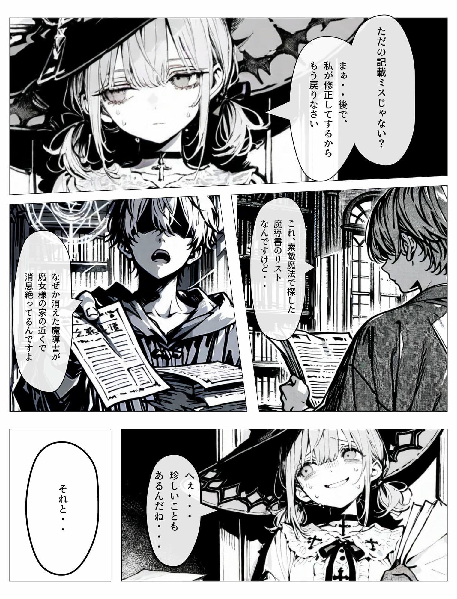 ポンコツな魔女様は借りを作れない！ サンプル 2