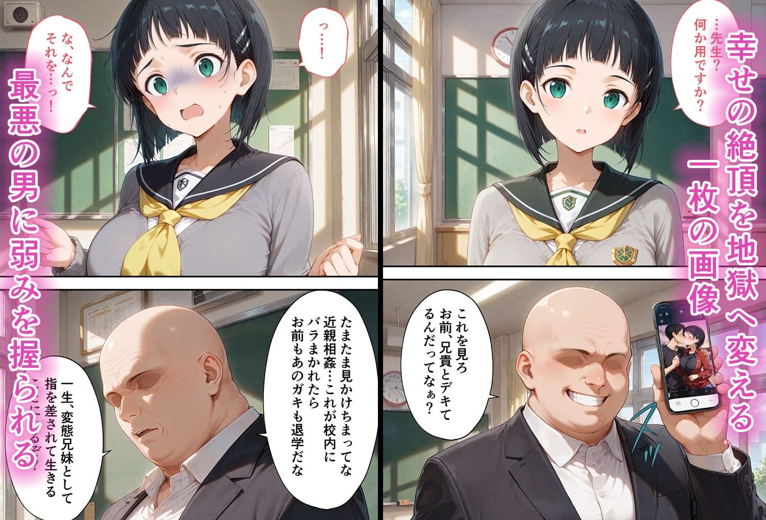 弱みを握られた俺の彼女が寝取られ堕ちるまで 直葉編 サンプル 2