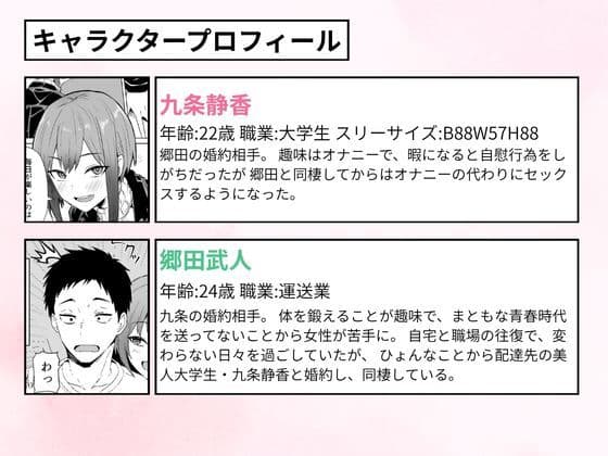 配達員の俺が、配達先の美人JDと婚約したら性欲が強すぎて休めない件 サンプル 2