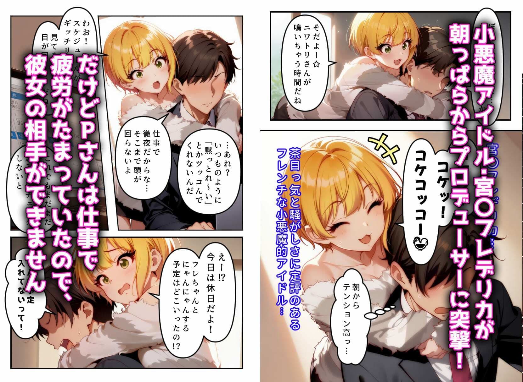 発情アイドルとペロリストP。癒しのサキュバス☆ぼんじゅ〜る サンプル 2