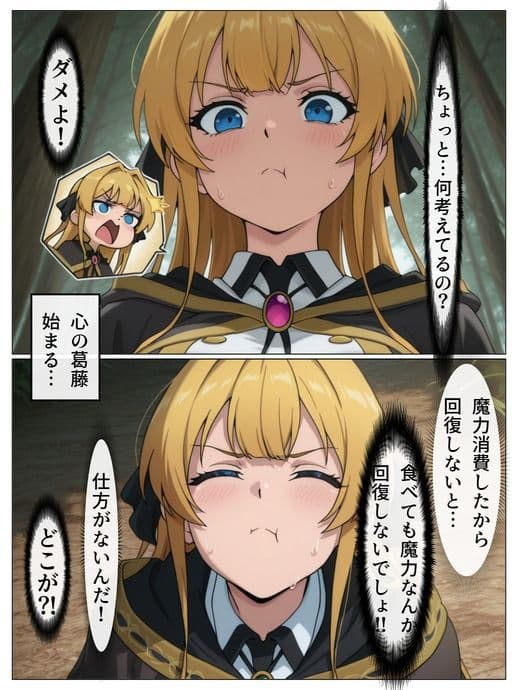 【漫画！！ズタボロさん-魔法学院の食いしん坊美人さん-】 サンプル 1