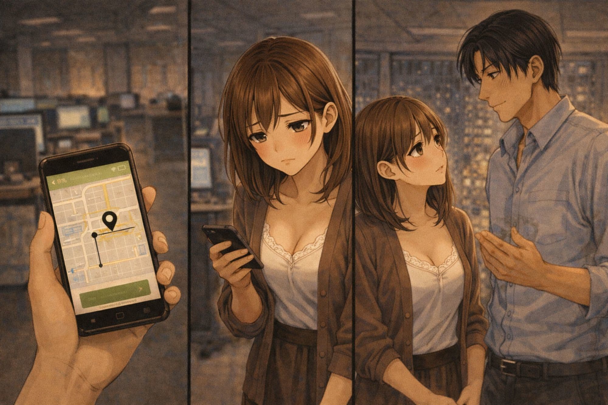 終電を逃した夜、彼女は上司の家に泊まった ―帰れない理由― サンプル 1