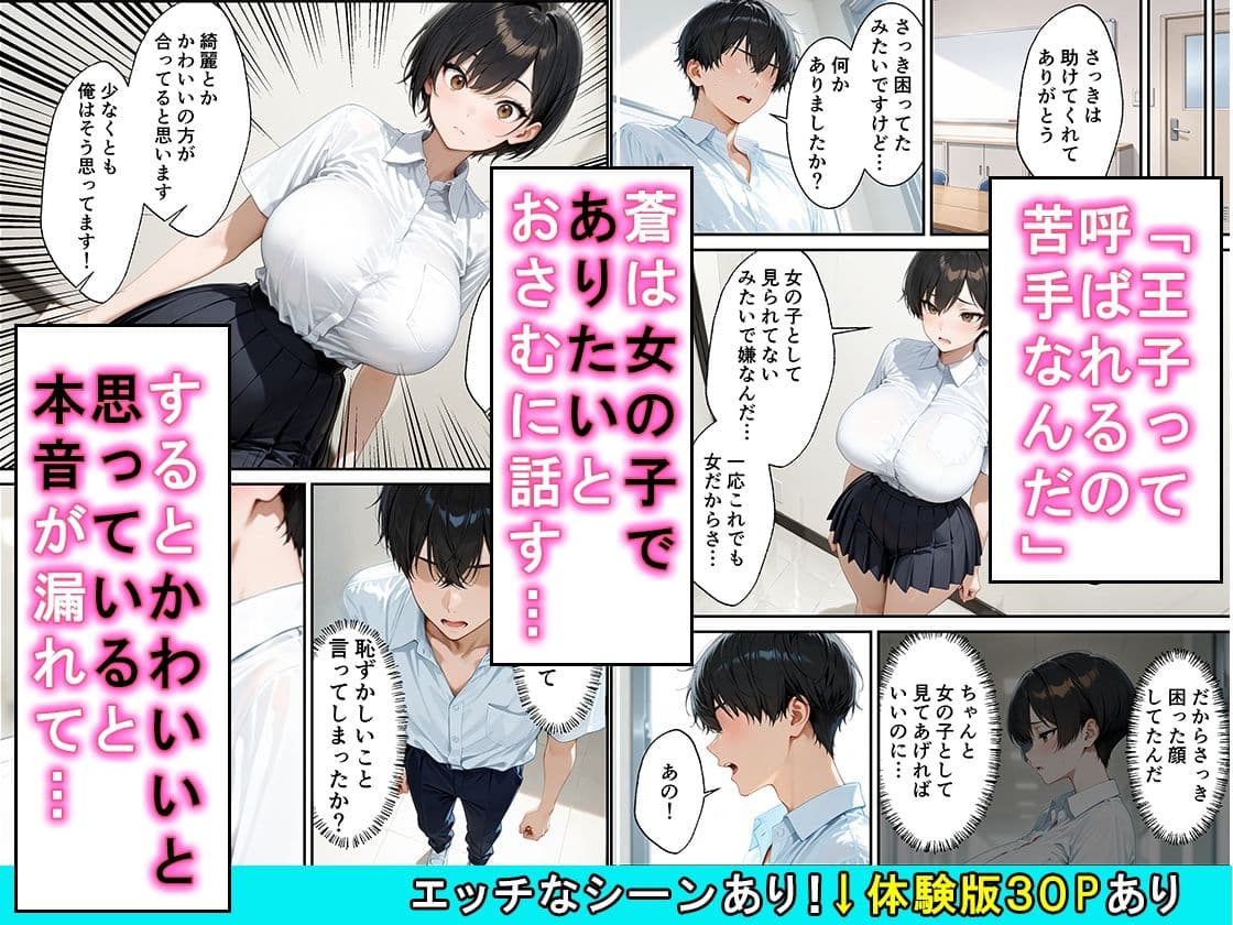 女の子扱いされたい王子様な生徒会長があまあま中出しセックスでメスになる話 サンプル 3