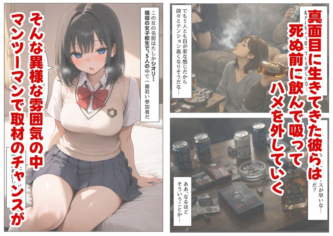 実録！  集団自●に俺は潜入取材する サンプル 2