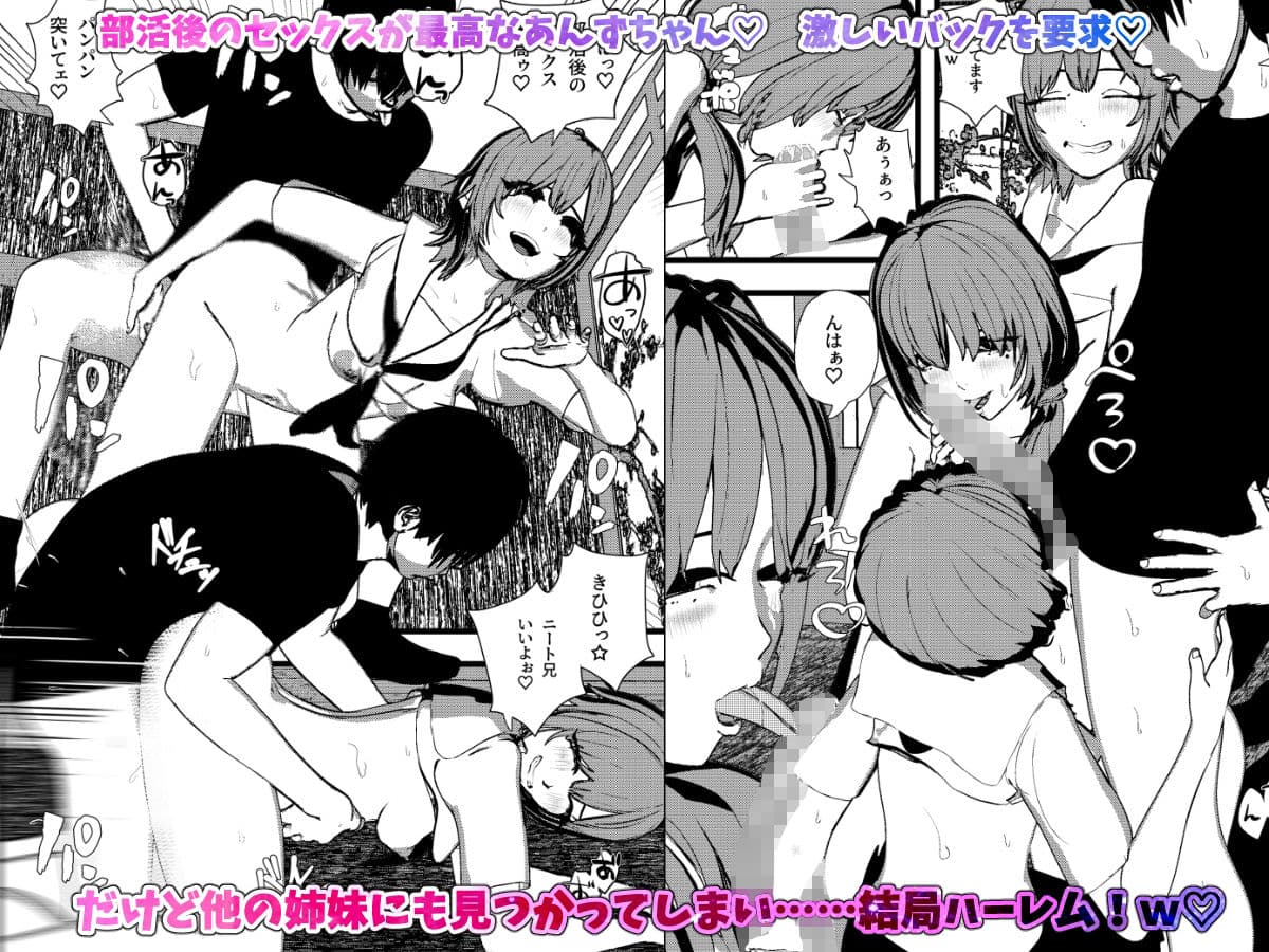 田舎ちっぱい3姉妹とハーレムSEX！2 サンプル 2