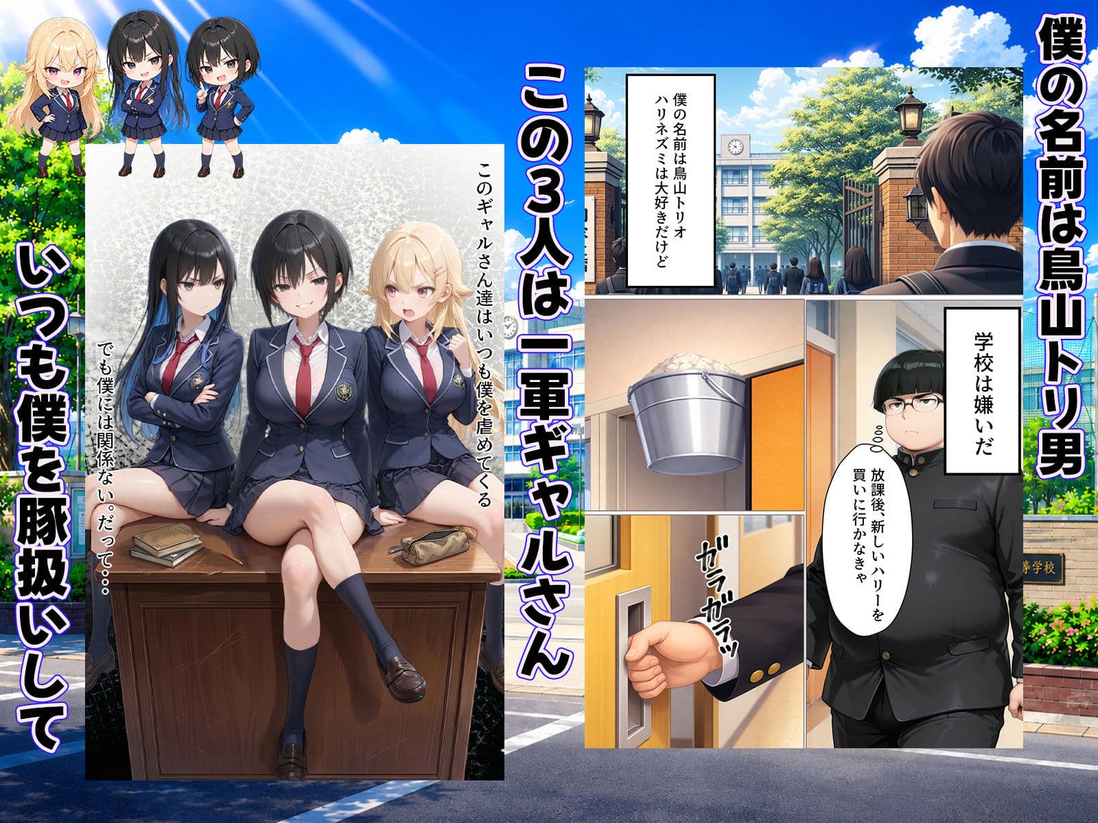 僕をいじめたギャルさん達に復讐する話ーリベンジ結衣編ー サンプル 1