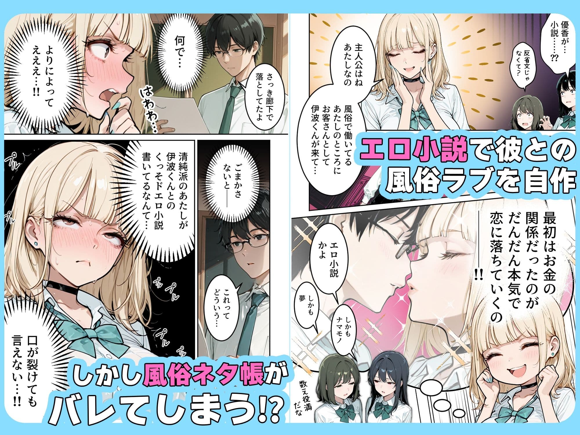 おバカギャルと勘違い風俗プレイでドキドキいちゃラブH サンプル 2