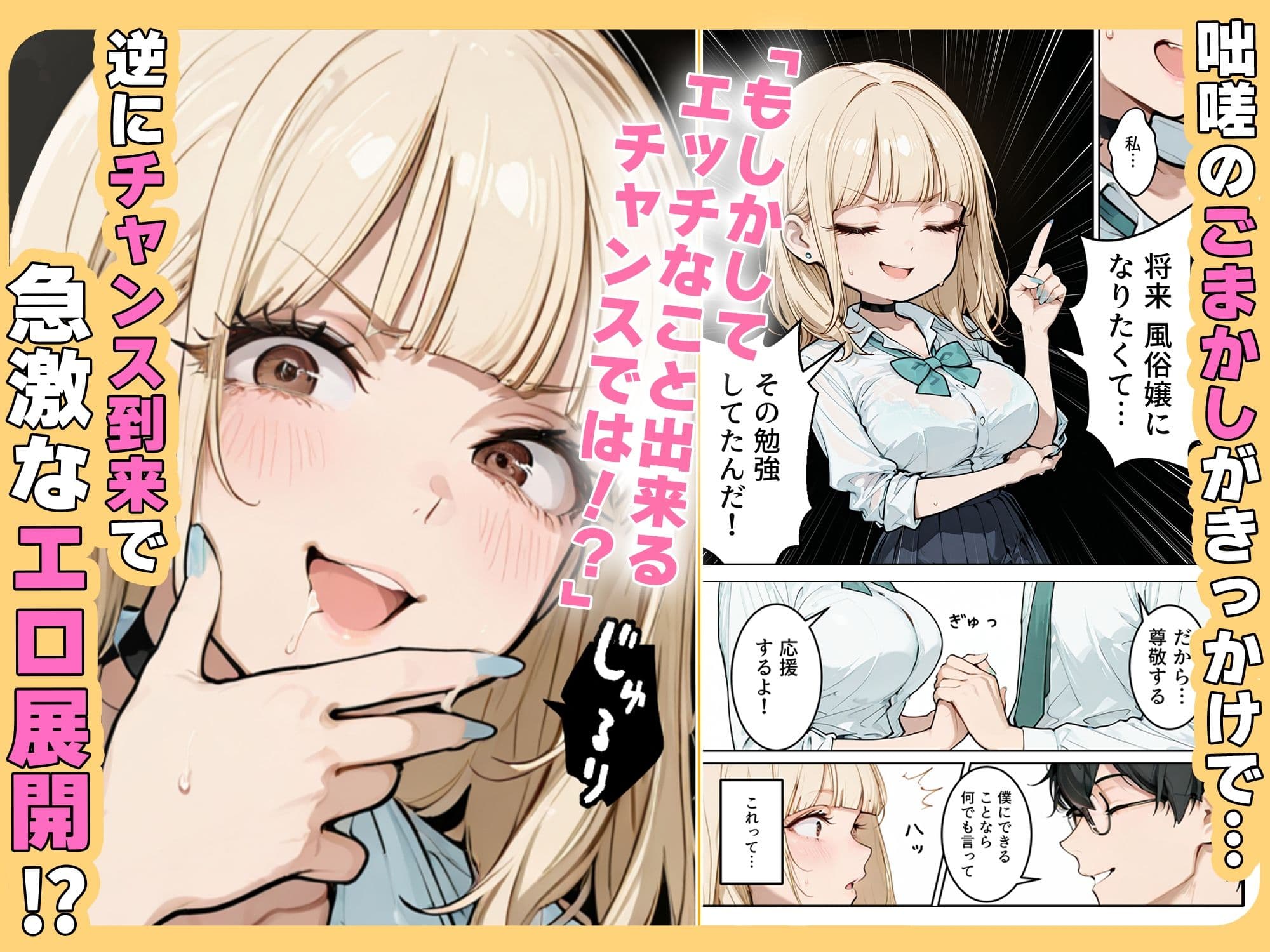 おバカギャルと勘違い風俗プレイでドキドキいちゃラブH サンプル 3