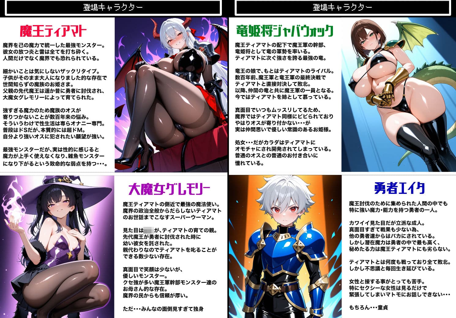 魔王がムチムチエロボディだったので仲間モンスターに堕ちるまで中出しピストンで種付けしまくった話 -Vol.3- サンプル 1