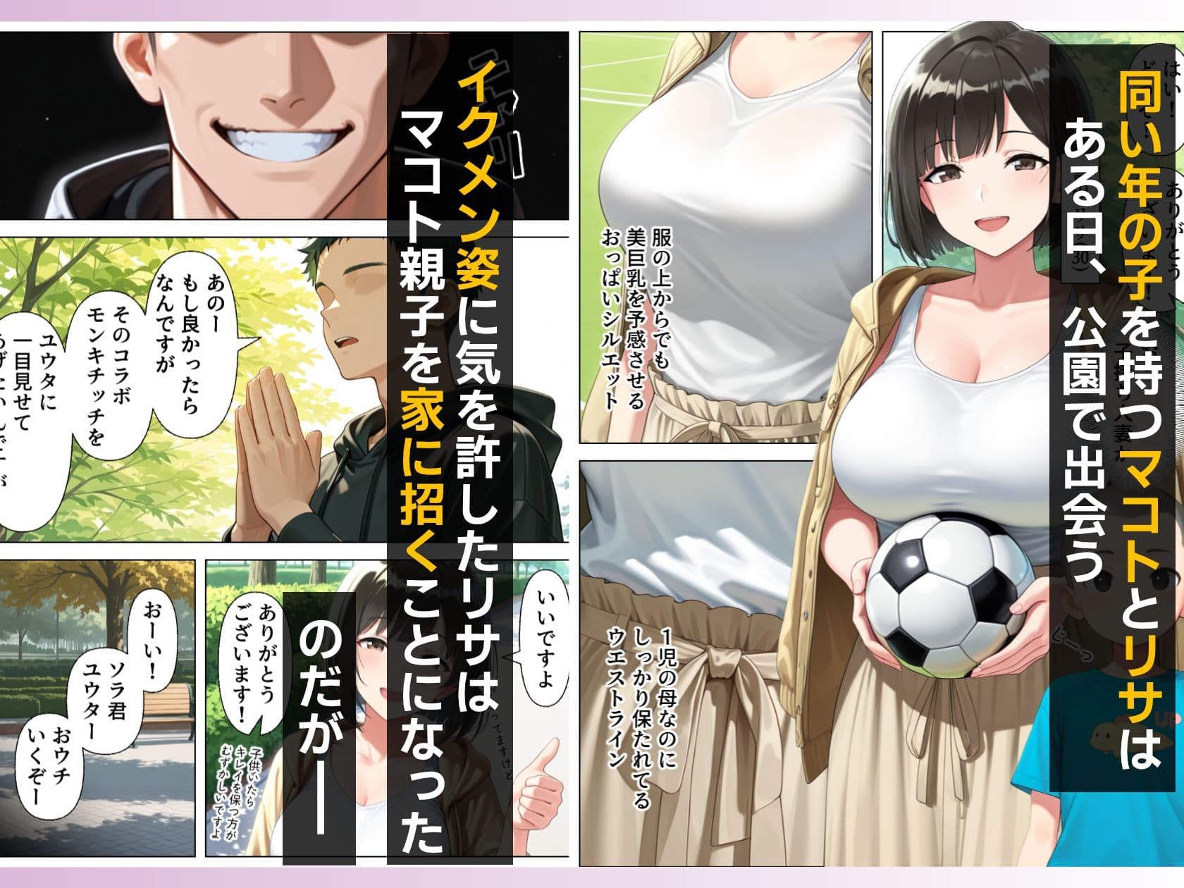 子持ち人妻をNTR（寝取り）調教SEXでメス堕ち サンプル 1