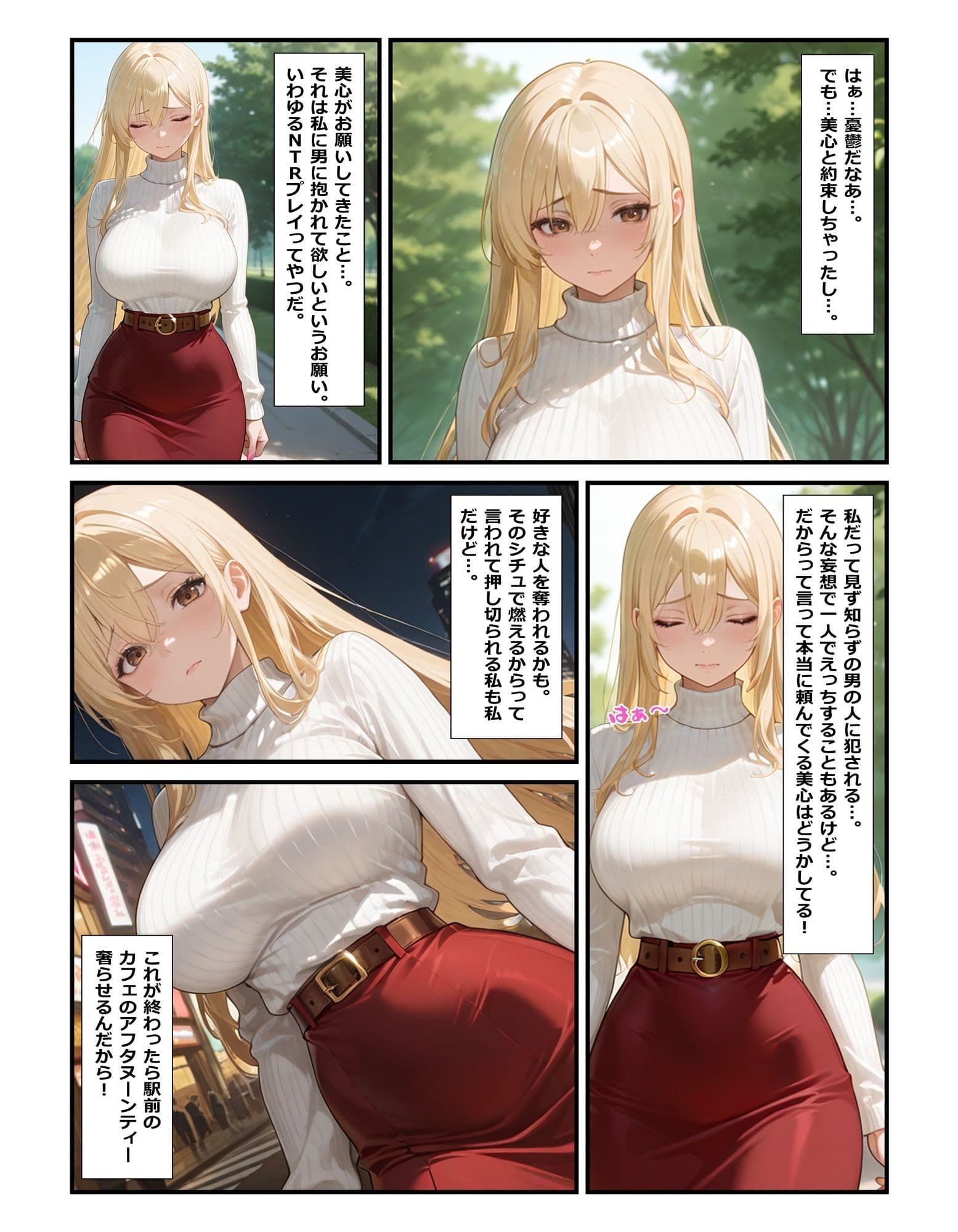 レズ彼女を寝取らせ!狂気の子作り孕ませ計画 サンプル 2