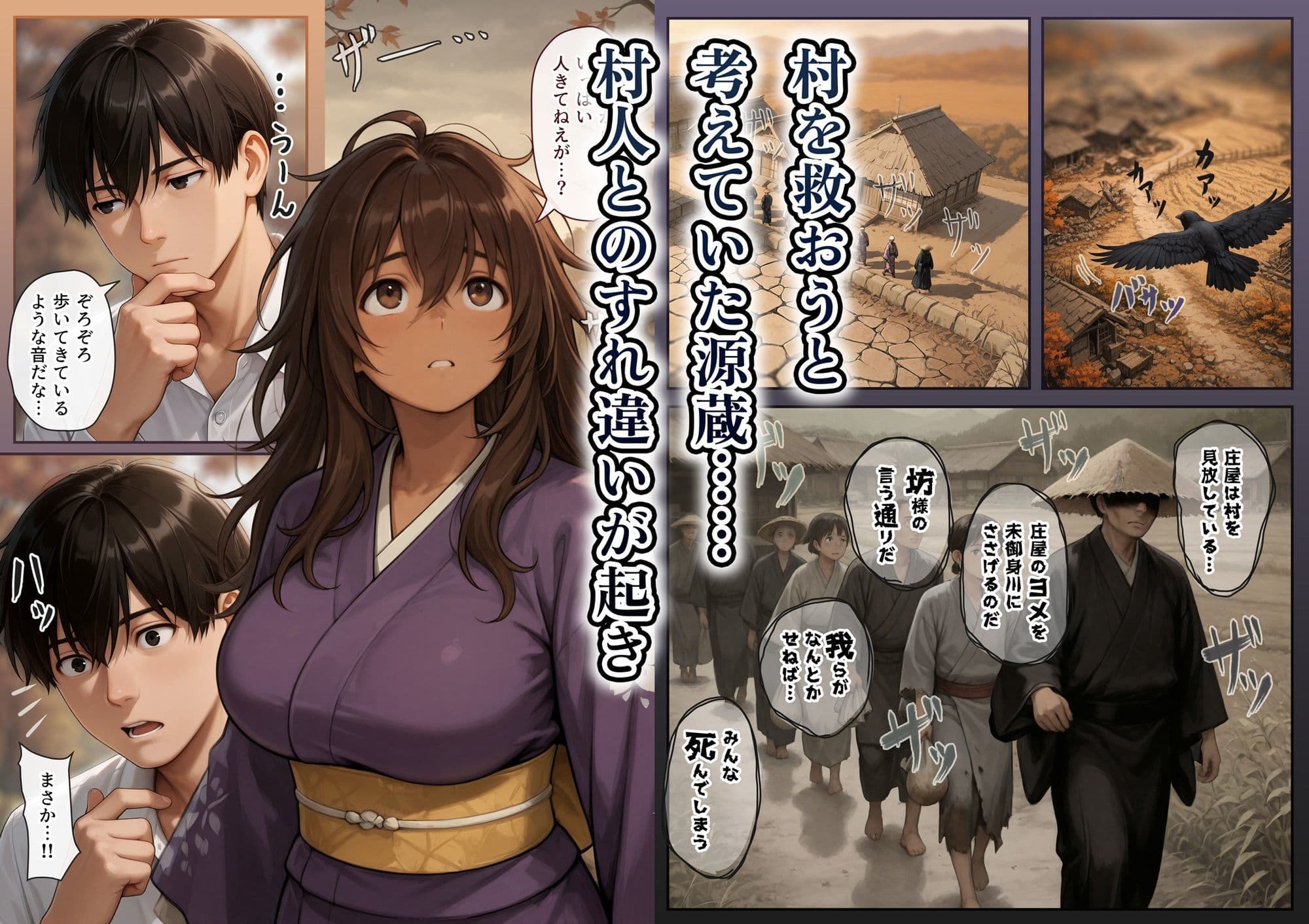 因習村の生贄――褐色の乳母 母乳を噴き出し 絶頂ス――「ムカサリ流し〜総集編〜」 サンプル 6