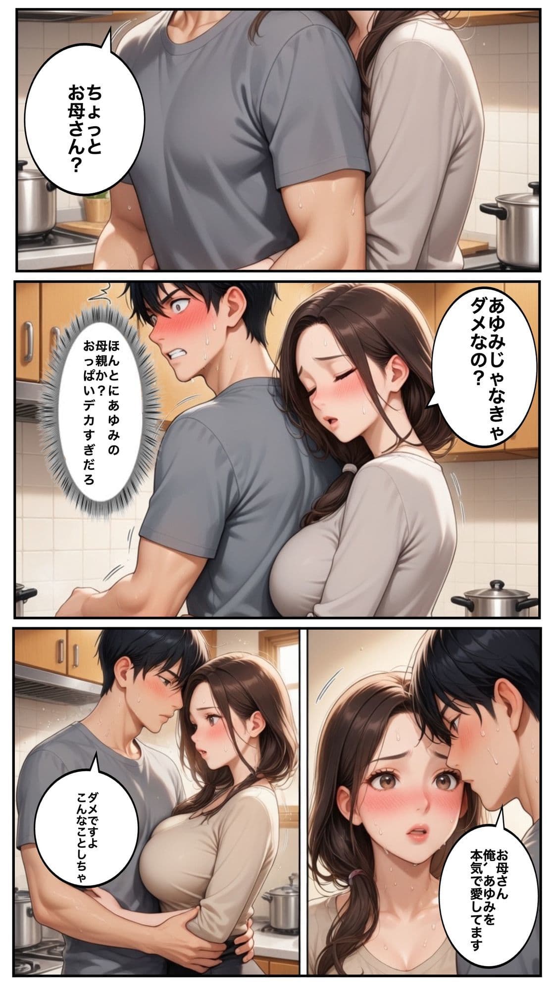 彼女の母親に気に入られて サンプル 4