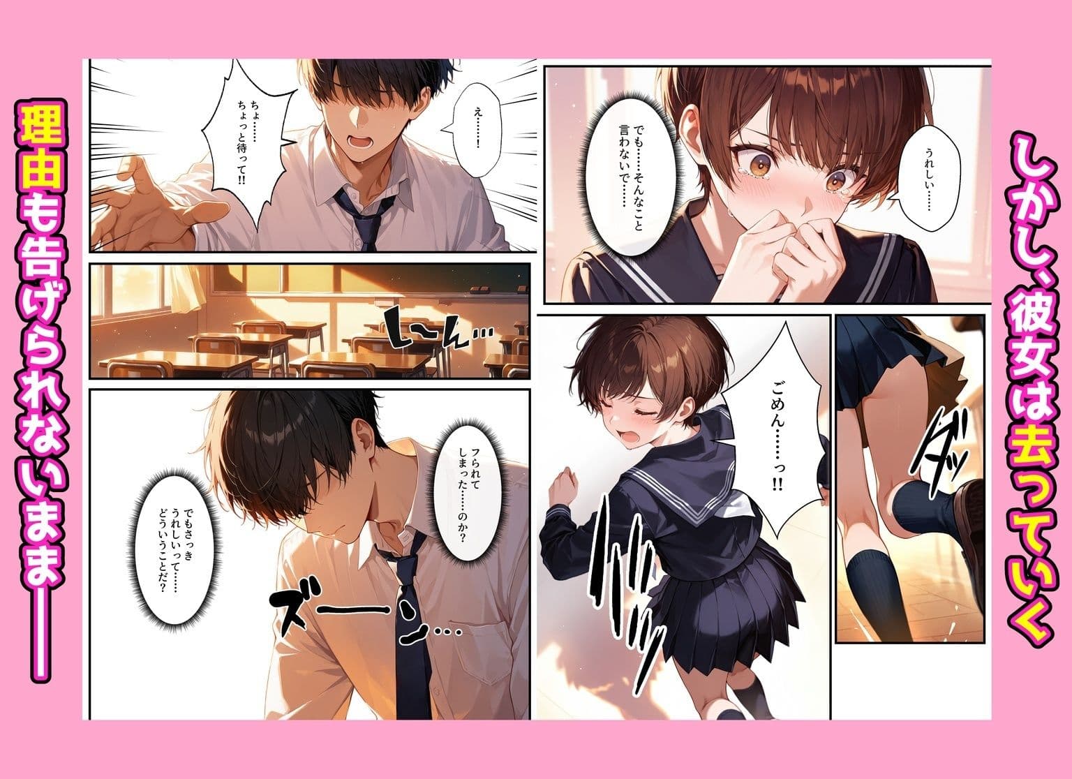 デリヘル呼んだらフられた子と再会して、あまあまなエッチした話 サンプル 2