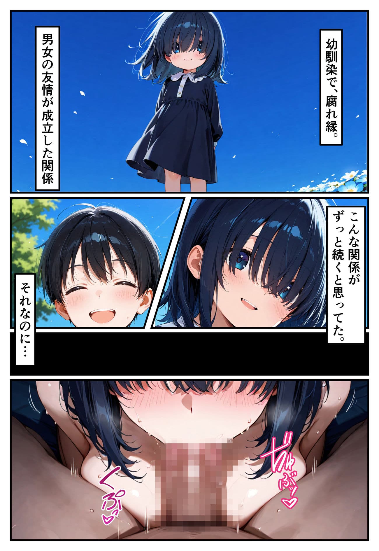 家に入り浸るニート幼馴染に体で支払ってもらう話。 サンプル 2