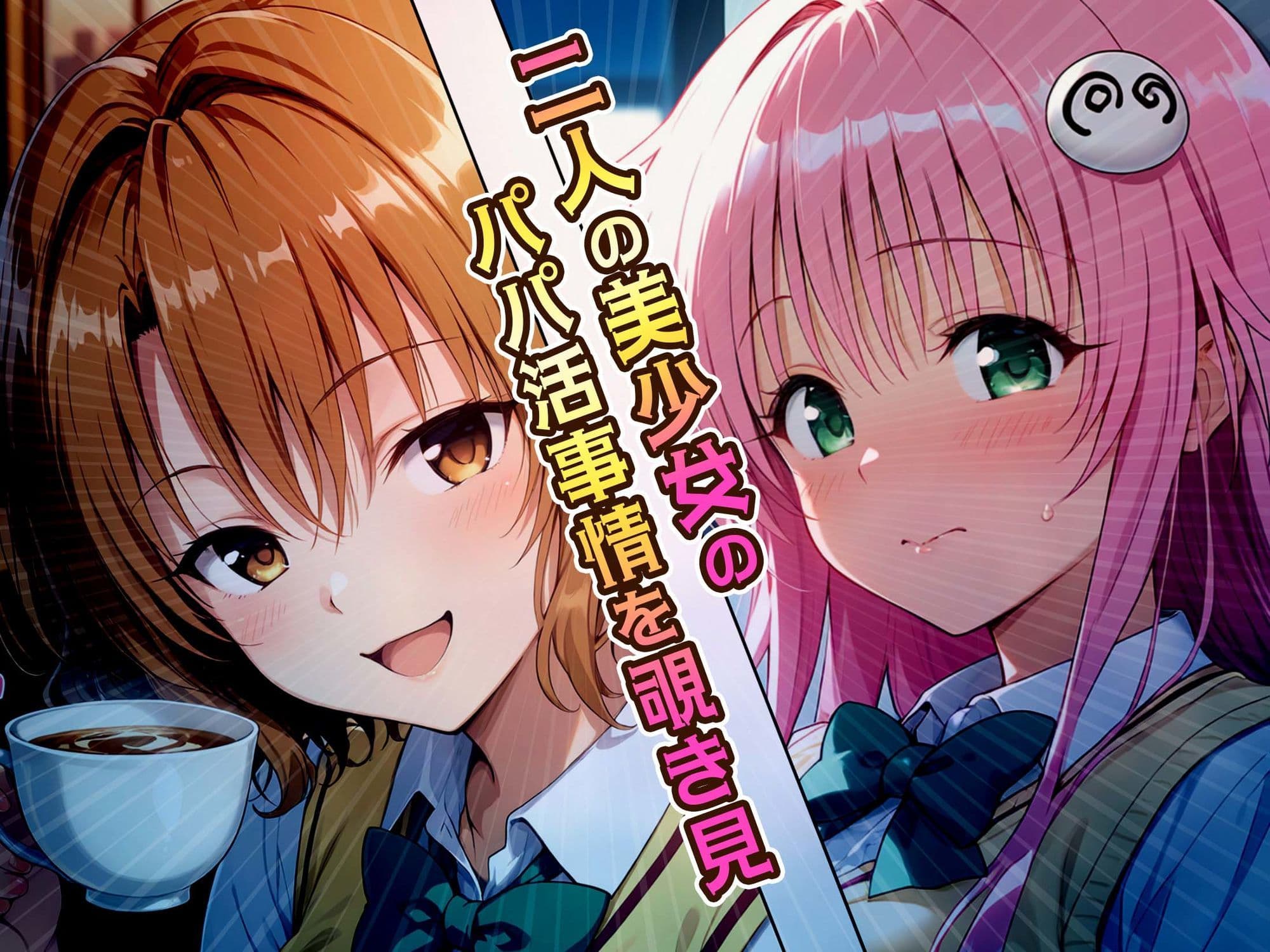 放課後、彼女たちはパパと会う〜ララと里紗の秘密のパパ活〜 サンプル 1