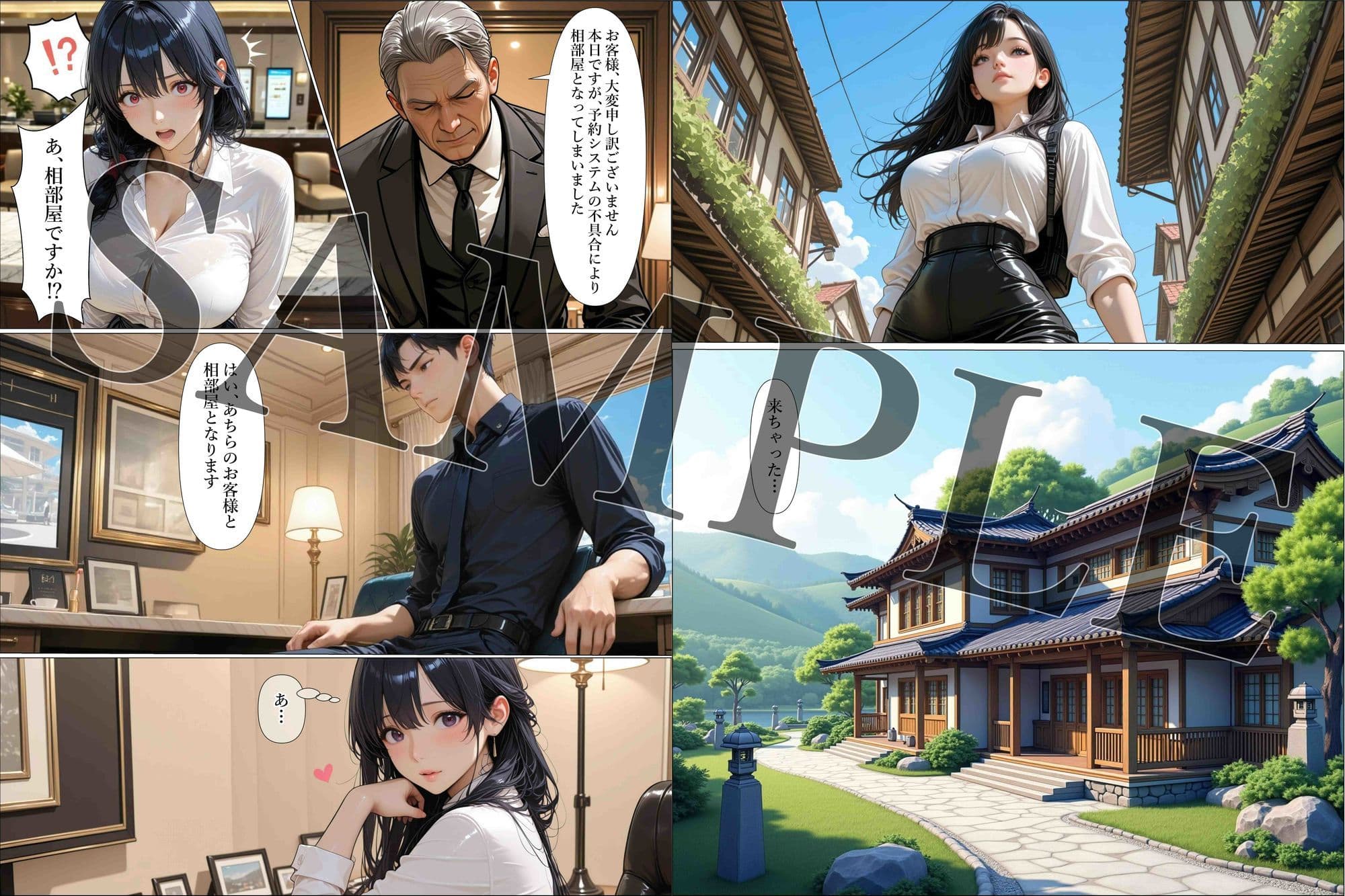 旅行先の予約トラブルで相部屋になった男の子にお仕置きしちゃった話 サンプル 1