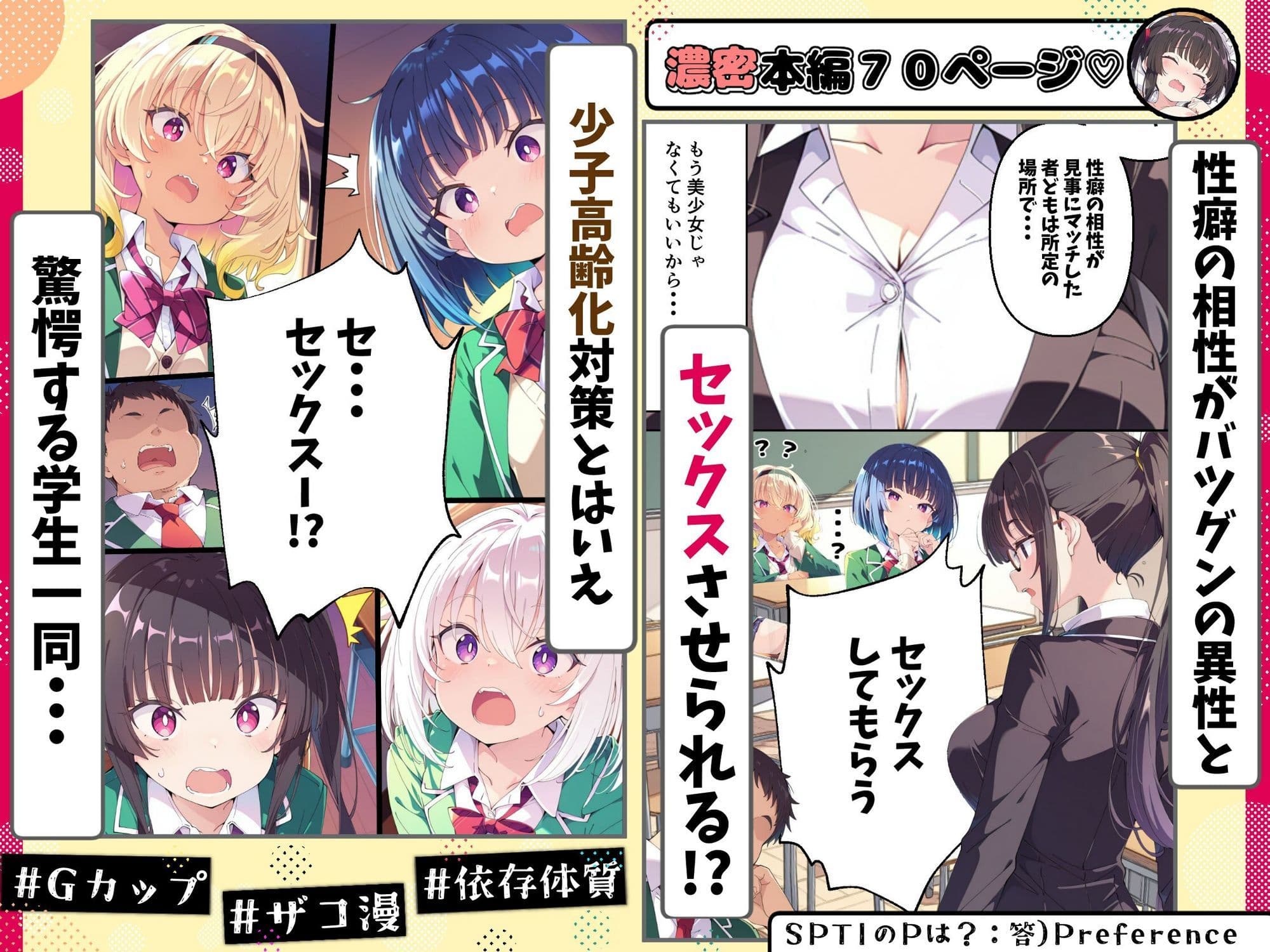 SPTI16タイプ性癖診断したら隣の席のツインテ女子と相性SSSだった件について サンプル 2