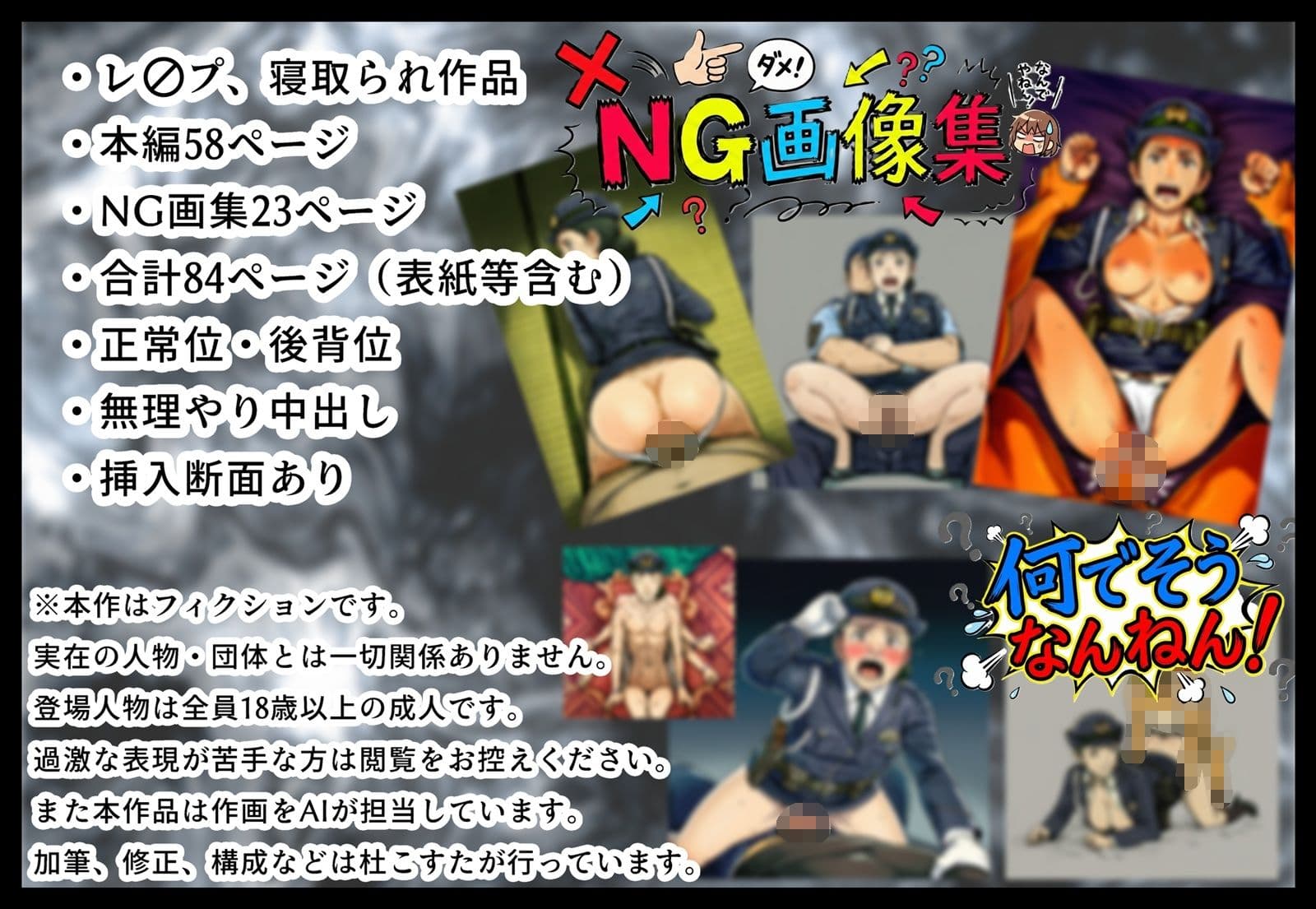 汚された紺色制服の女2 サンプル 9