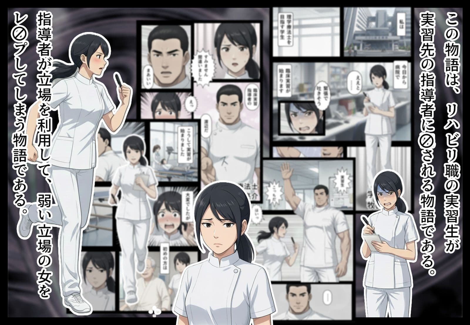 汚された白衣の女 サンプル 1