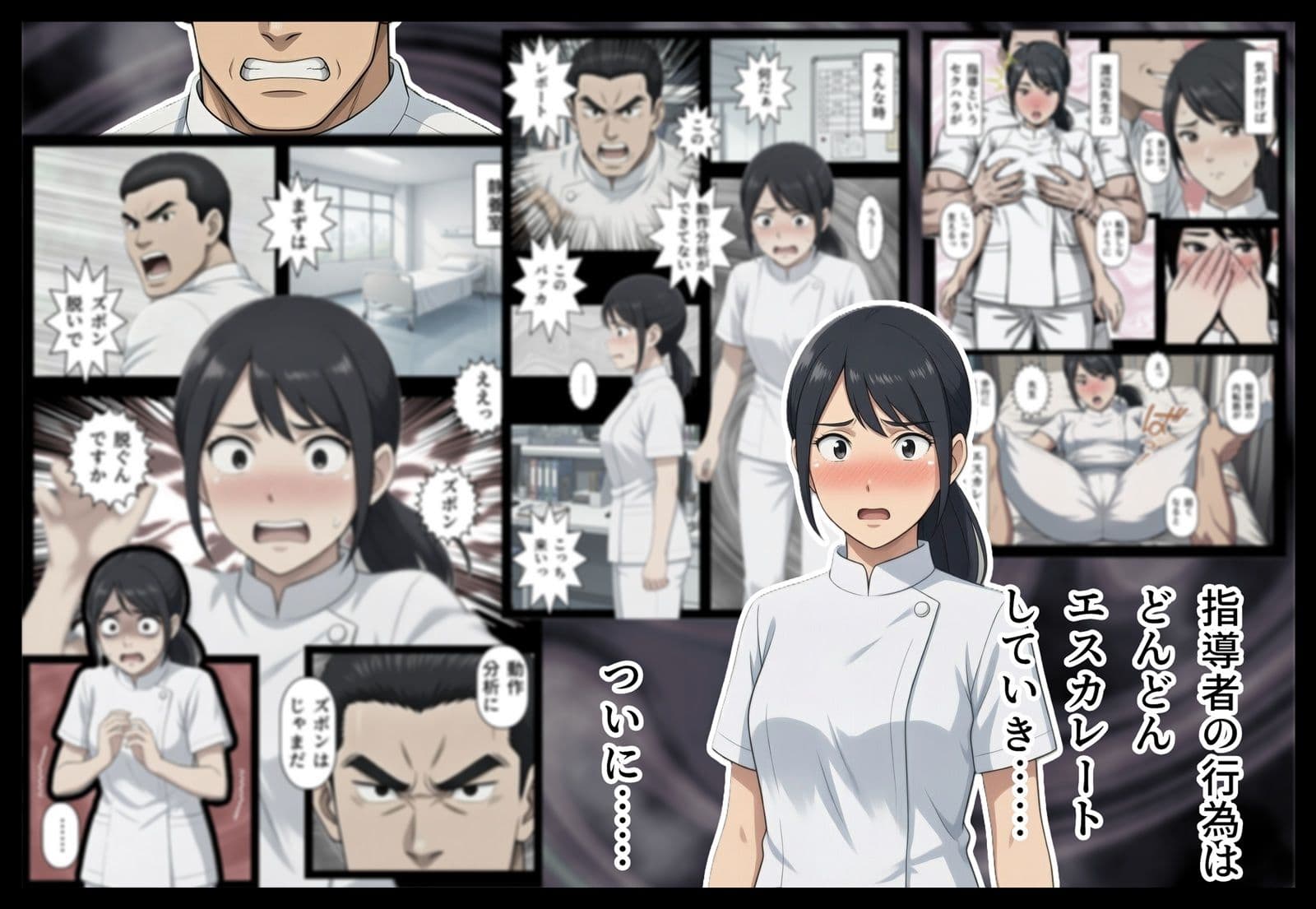 汚された白衣の女 サンプル 3