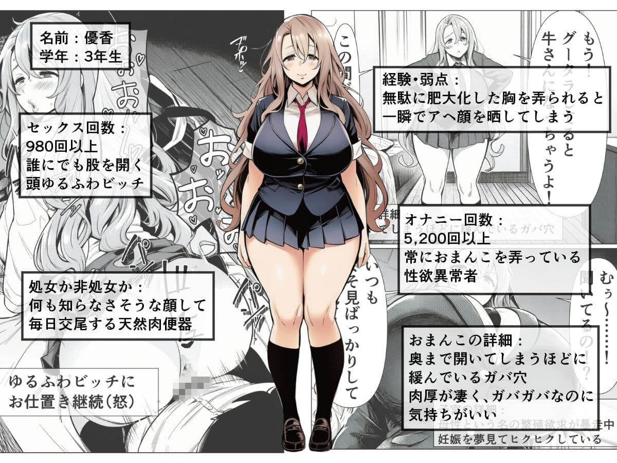 ギャルビッチたちに部屋を溜まり場にされたのでちんぽでわからせる サンプル 6