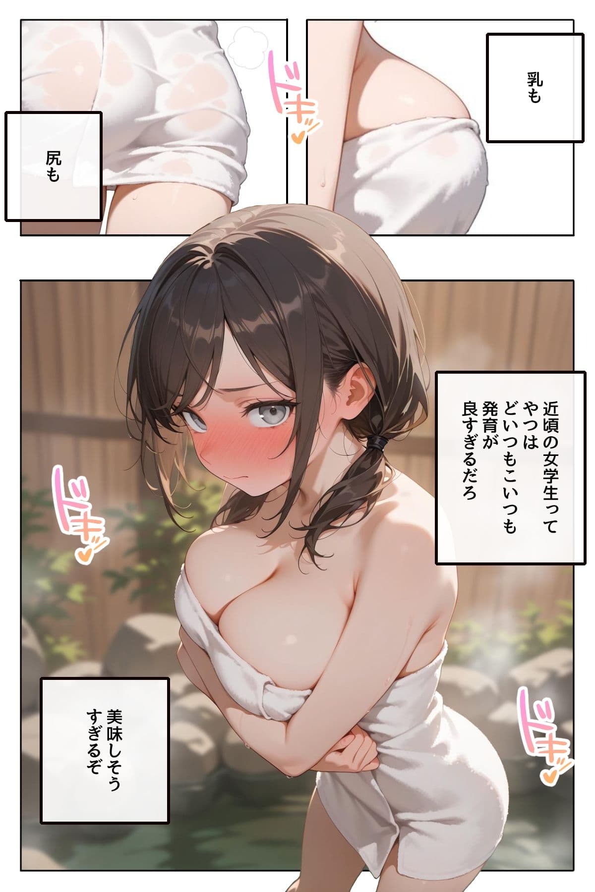 どこの女子校にもありふれた普通の性指導  〜温泉学園〜  1 サンプル 1