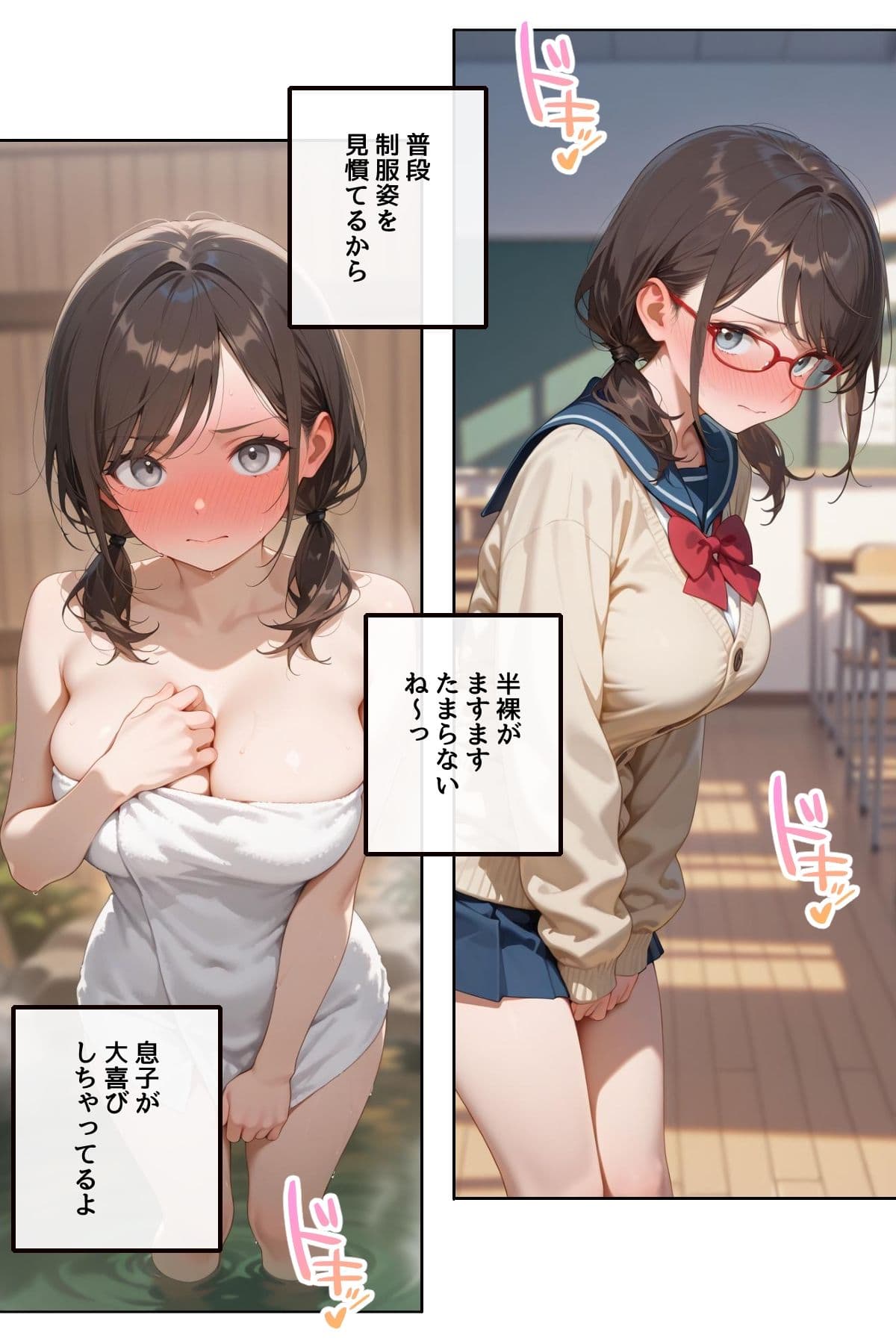 どこの女子校にもありふれた普通の性指導  〜温泉学園〜  1 サンプル 2