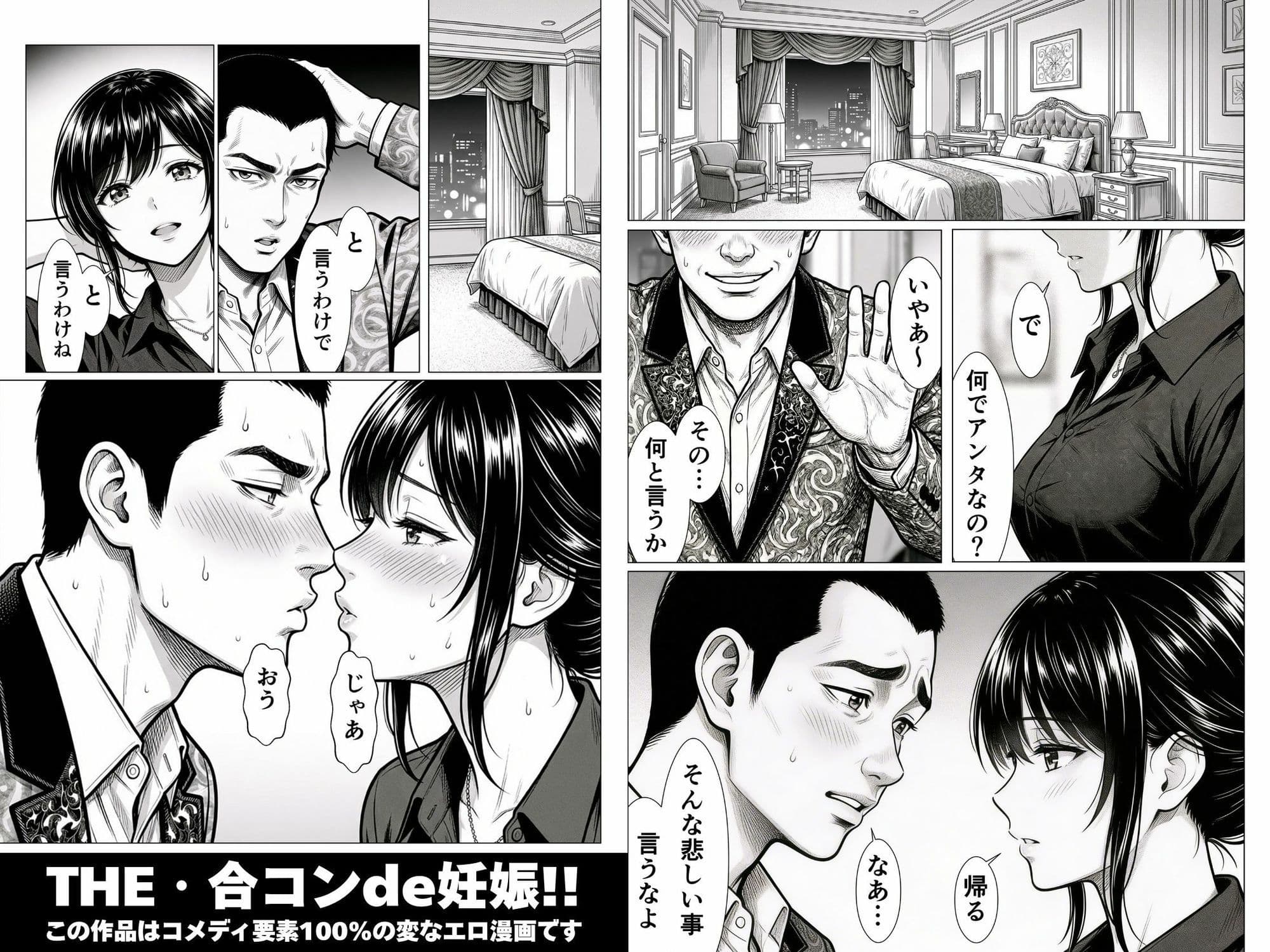 THE・合コンde妊娠！！金髪！茶髪！黒髪！婚期逃したアラサーOLたちに精子注入ッ！！孕ませて孕ませて中出し中出し中出しィッ！！乳搾りだうへへ〜いッ！！ サンプル 4