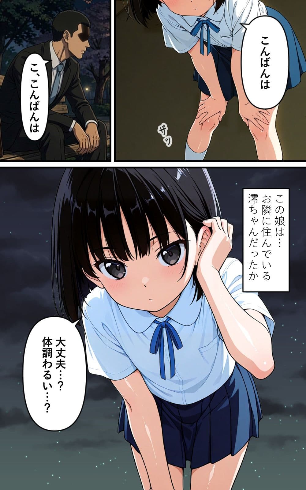 お隣の女学生に慰められる話 サンプル 1