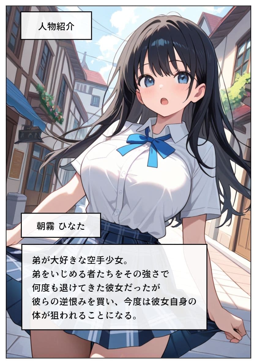 逆恨みで狙われた空手姉 サンプル 1