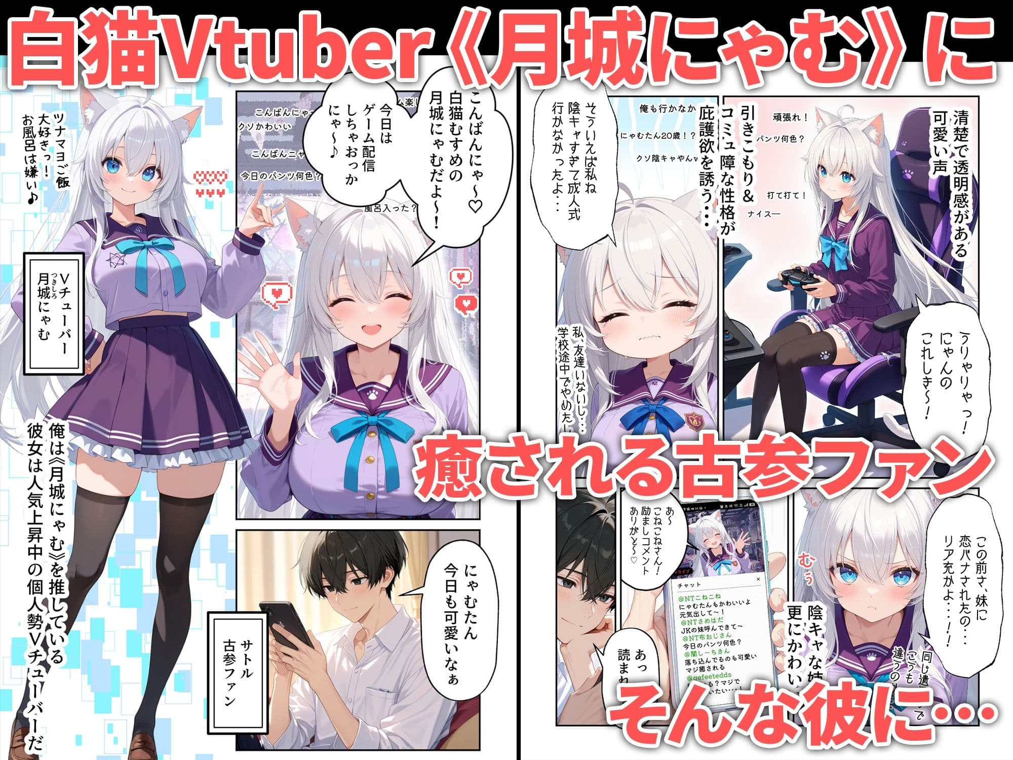 浮気えっち  恋人の姉が推しのVtuberだった話 サンプル 1