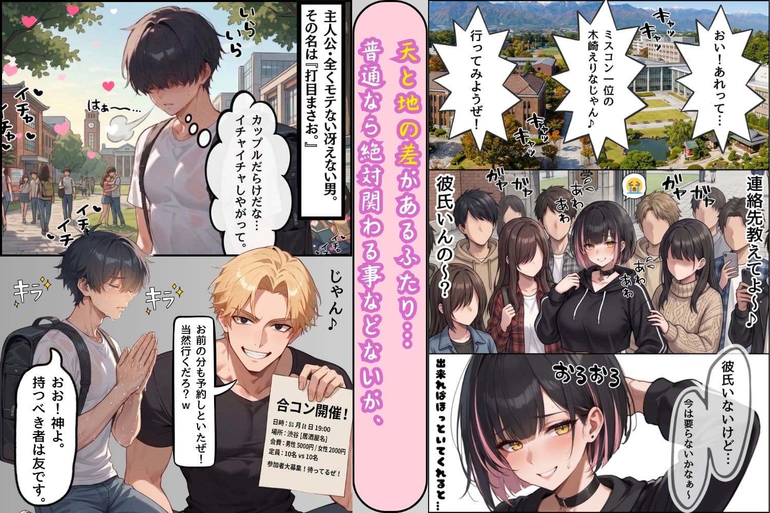 ヘタレの僕が大学ミスコン1位をお持ち帰りしたらセックス耐久させられた話。 サンプル 2