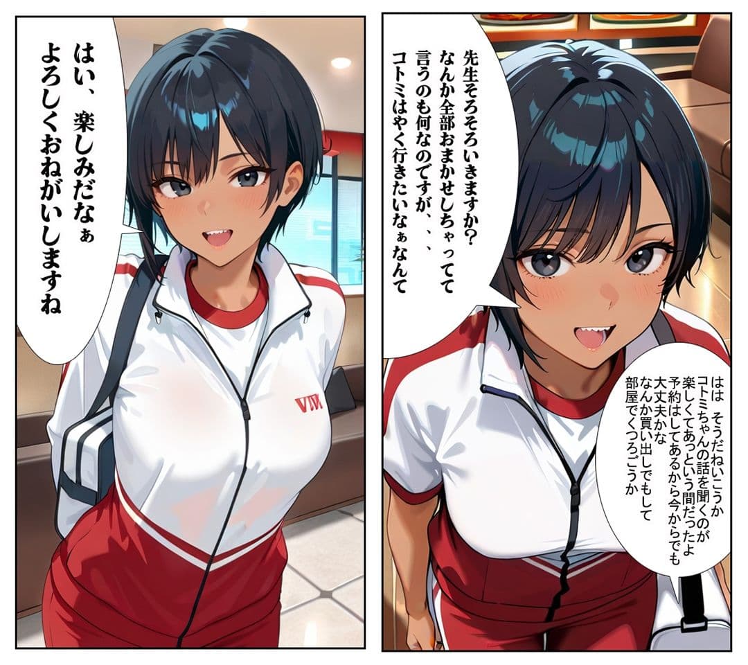【汚パンツ女学園】第2話ボーイッシュな陸上部の女の子は性への興味が凄かった サンプル 4