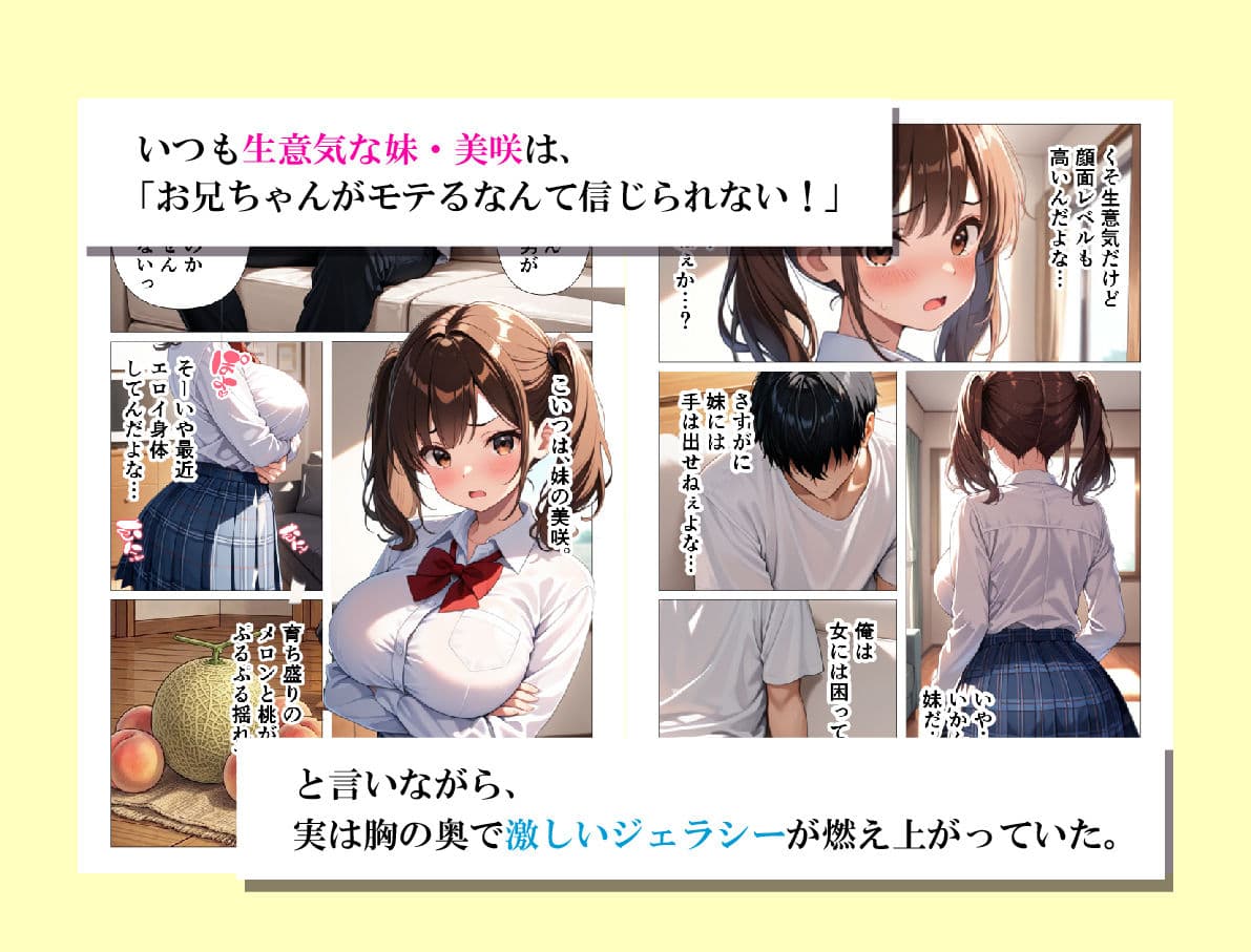 彼女がいるのに 生意気妹の柔肉巨乳の虜になり、妹えっちがやめられない話 サンプル 2