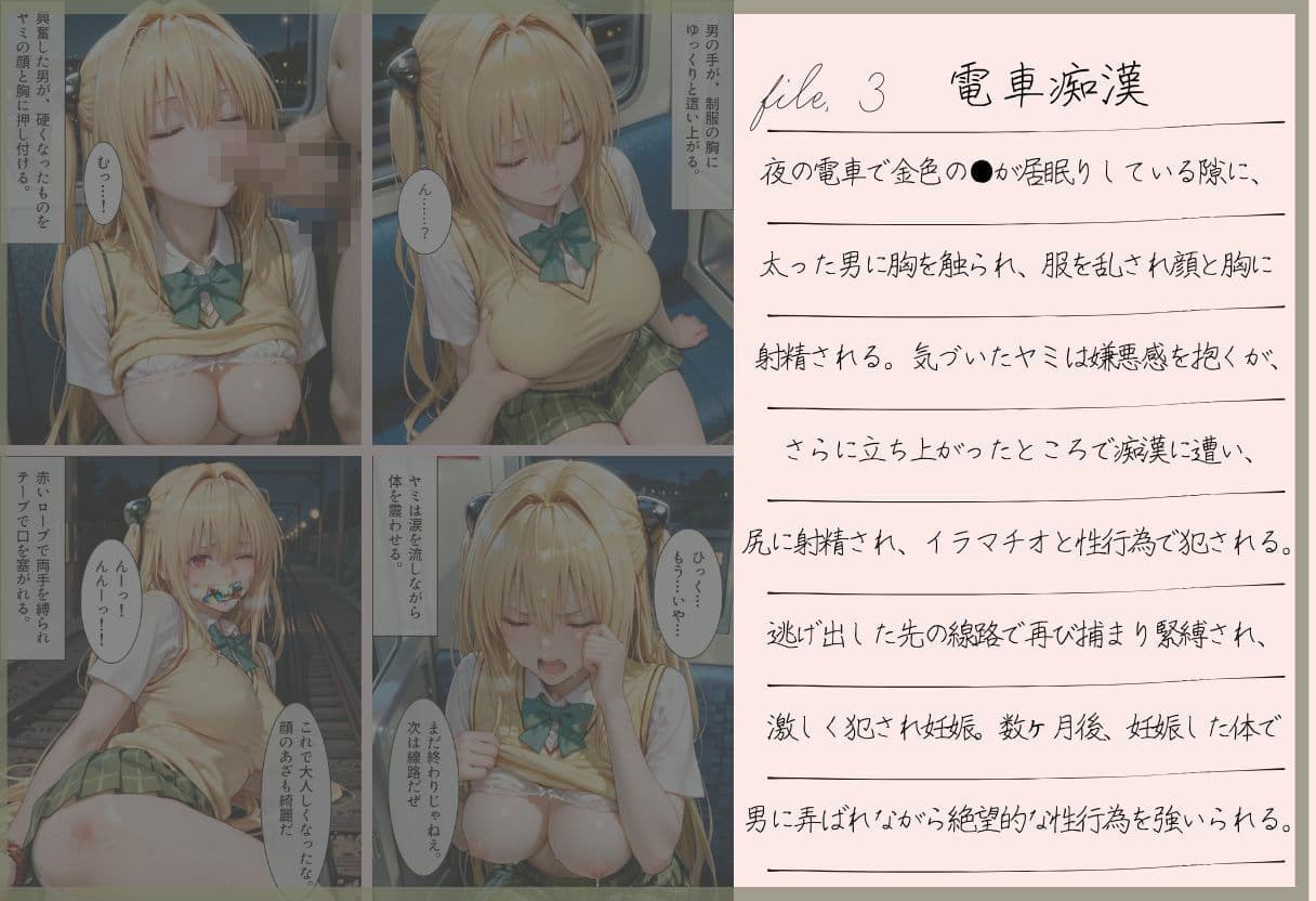 狙われた3人の女子校生 サンプル 3