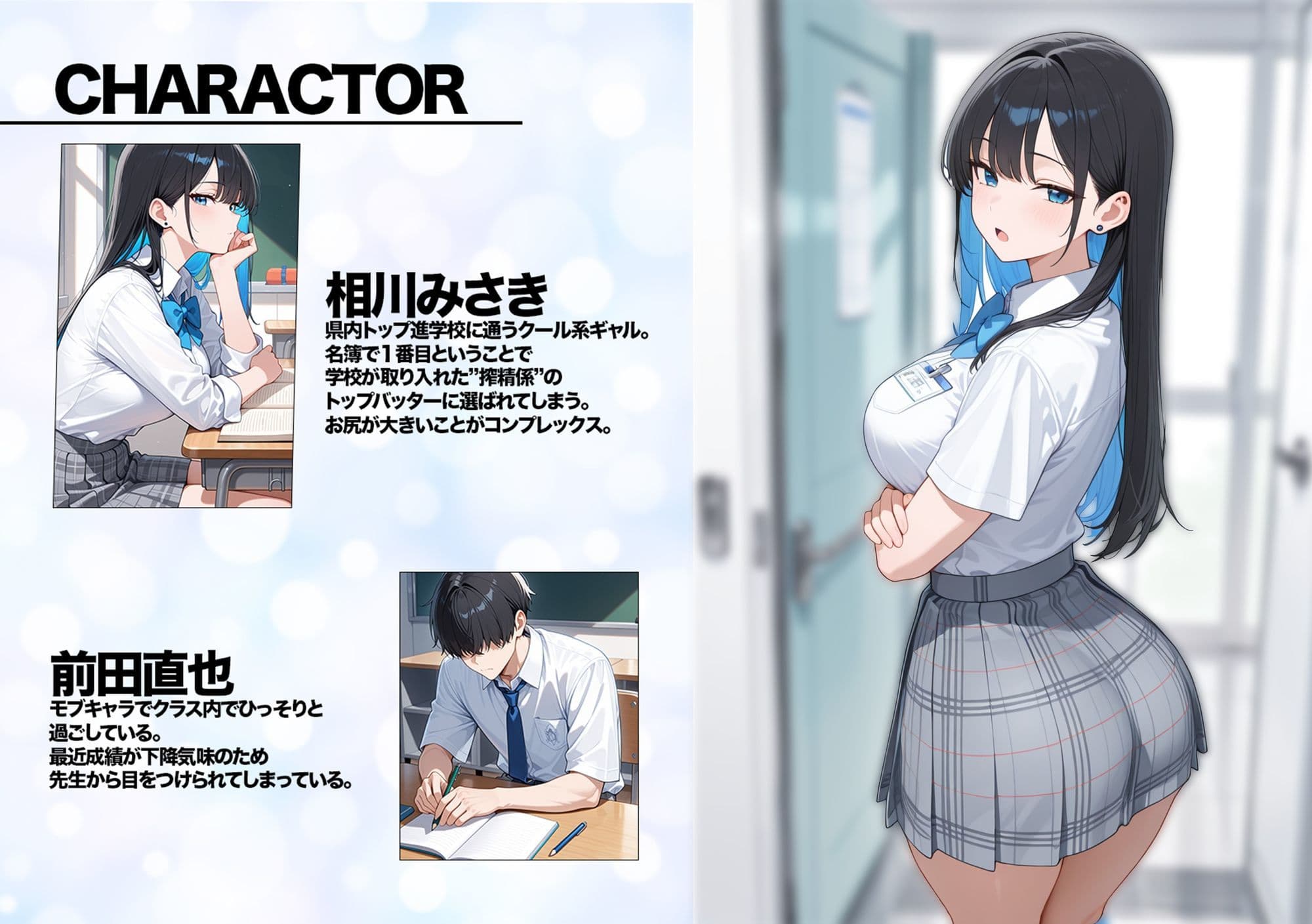 5日後に搾精係に任命されたデカ尻クールギャルとイチャラブセックスする話 サンプル 1