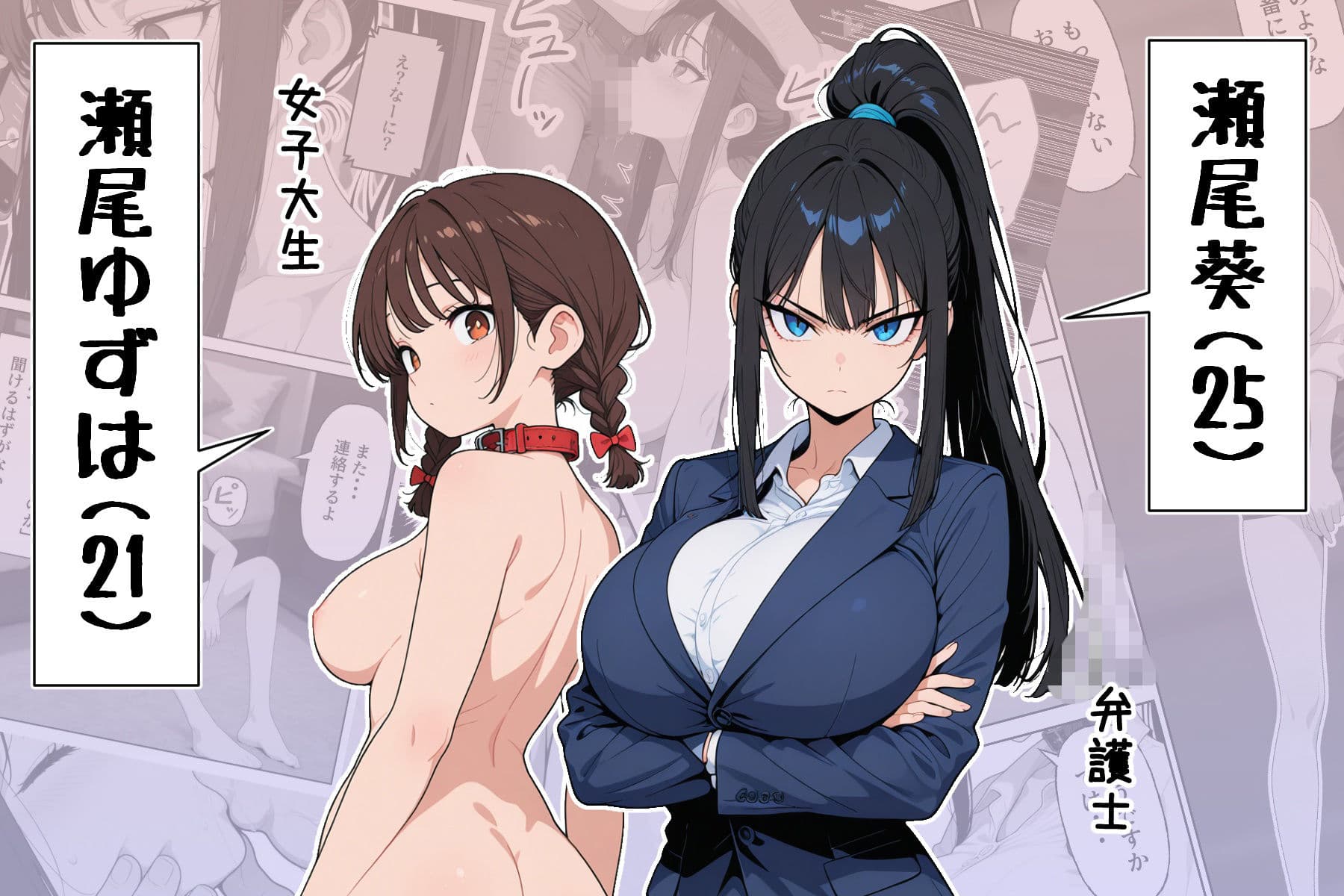 性犯罪者と戦う女弁護士 自分がハメられてメス堕ち人生終了 サンプル 1