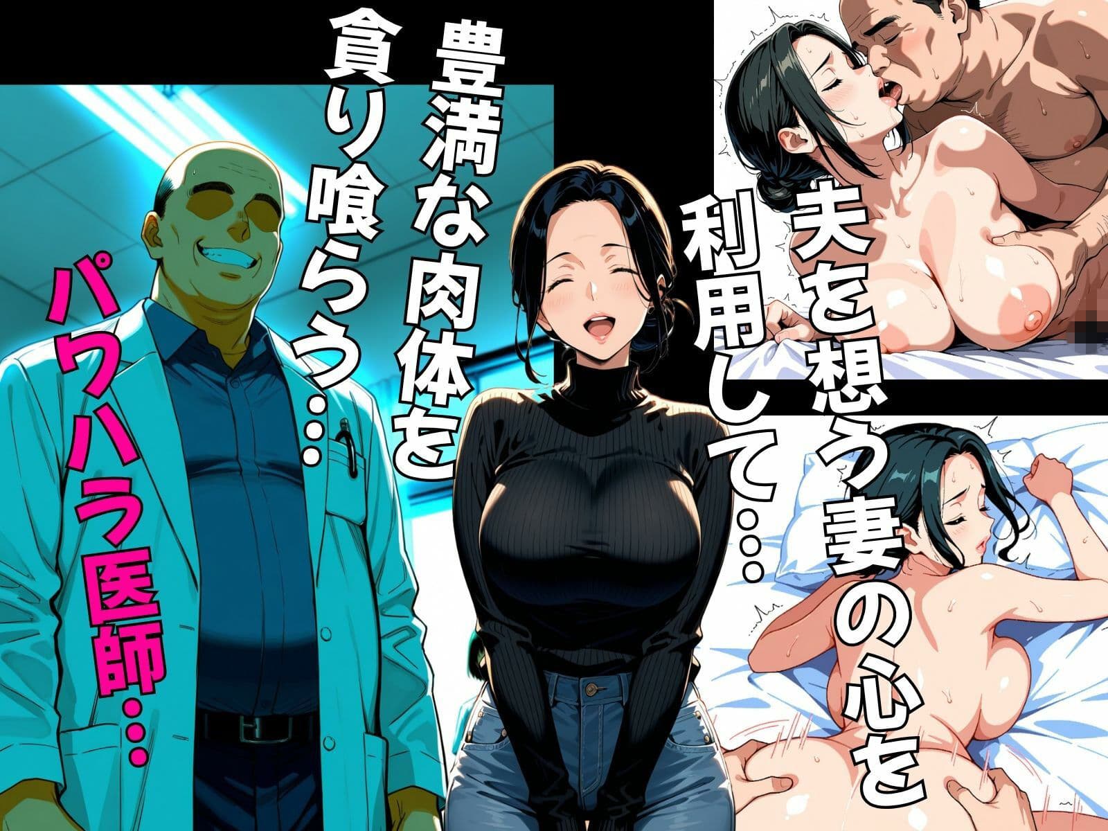 夫の為にできる事。先進医療の代償は熟れた人妻の汗ばんだ乳房 サンプル 1