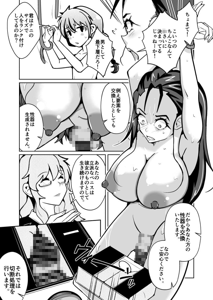 国家による性別交換 俺の適正職は性処理メイド、彼女は… サンプル 7